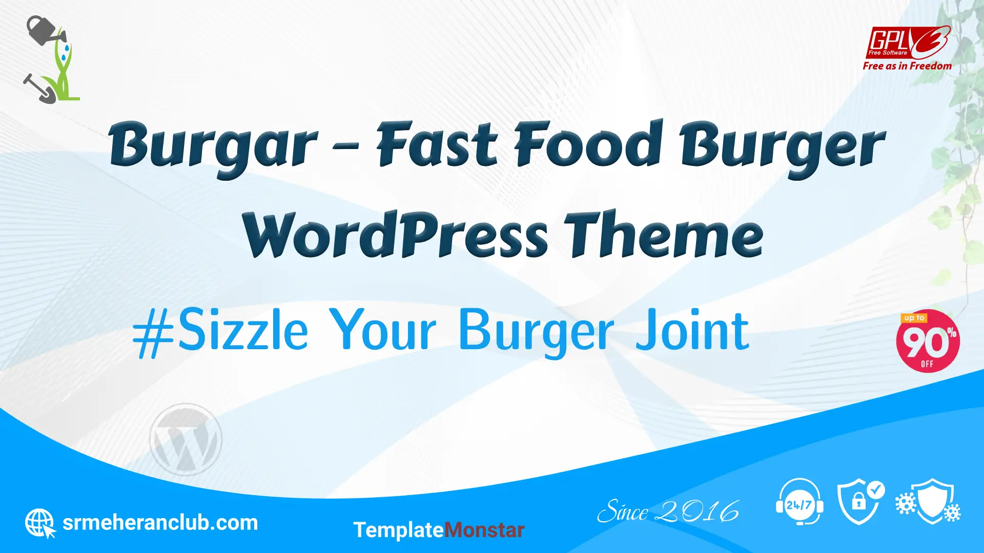 Burgar – Fast Food Burger WordPress Theme — Theme by Templatemonster