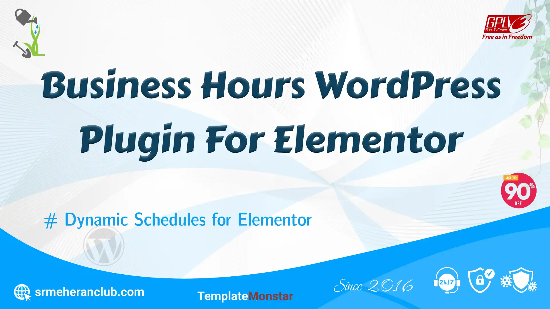 Business Hours WordPress Plugin For Elementor — Plugin by Templatemonster