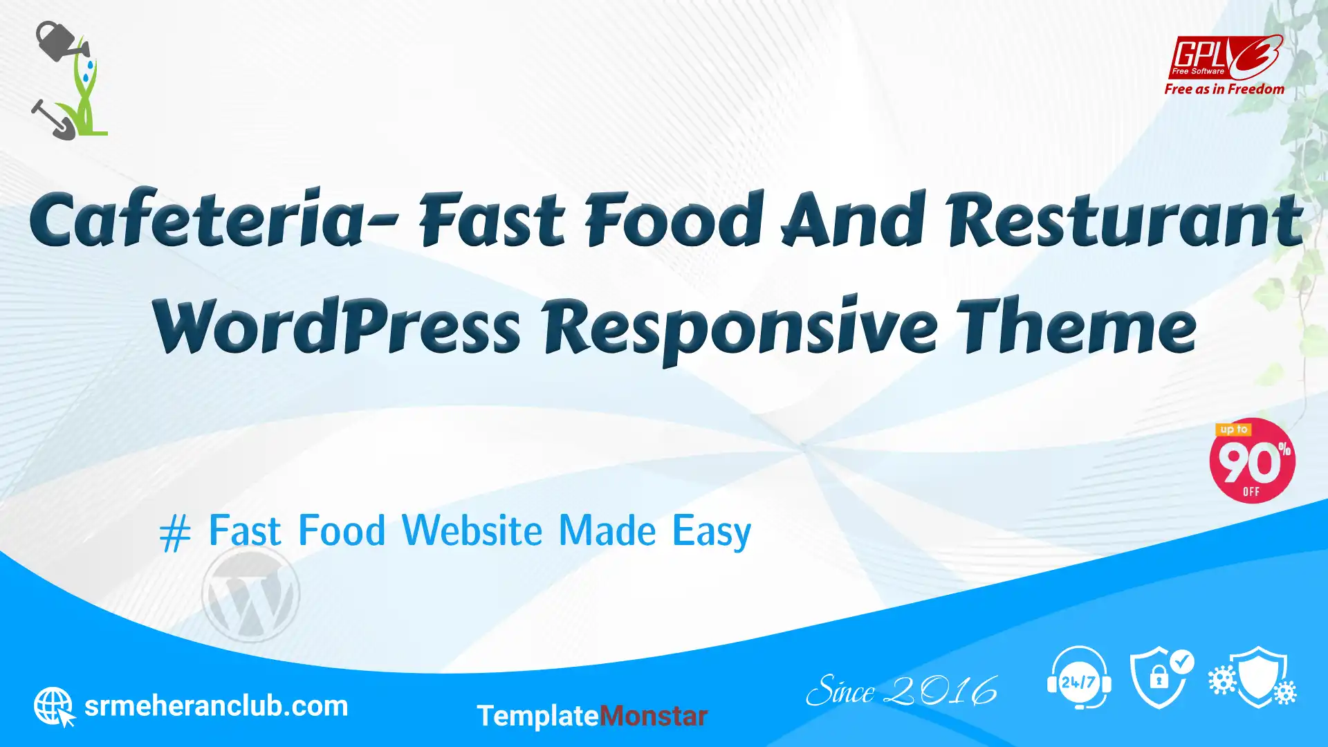 Cafeteria- Fast Food And Resturant WordPress Responsive Theme — Theme by Templatemonster