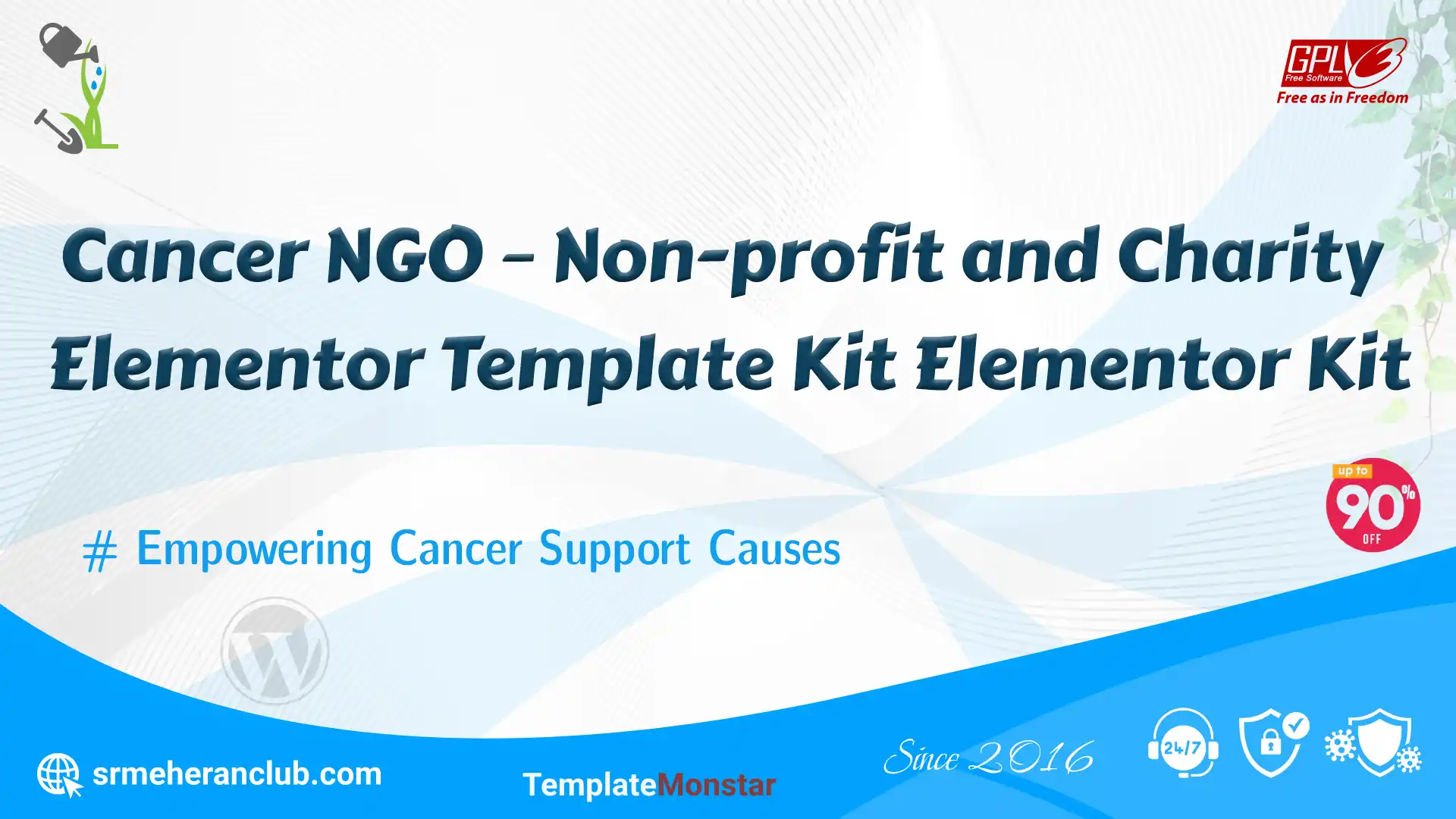 Cancer NGO – Non-profit and Charity Elementor Template Kit Elementor Kit — Elementor Kit by Templatemonster