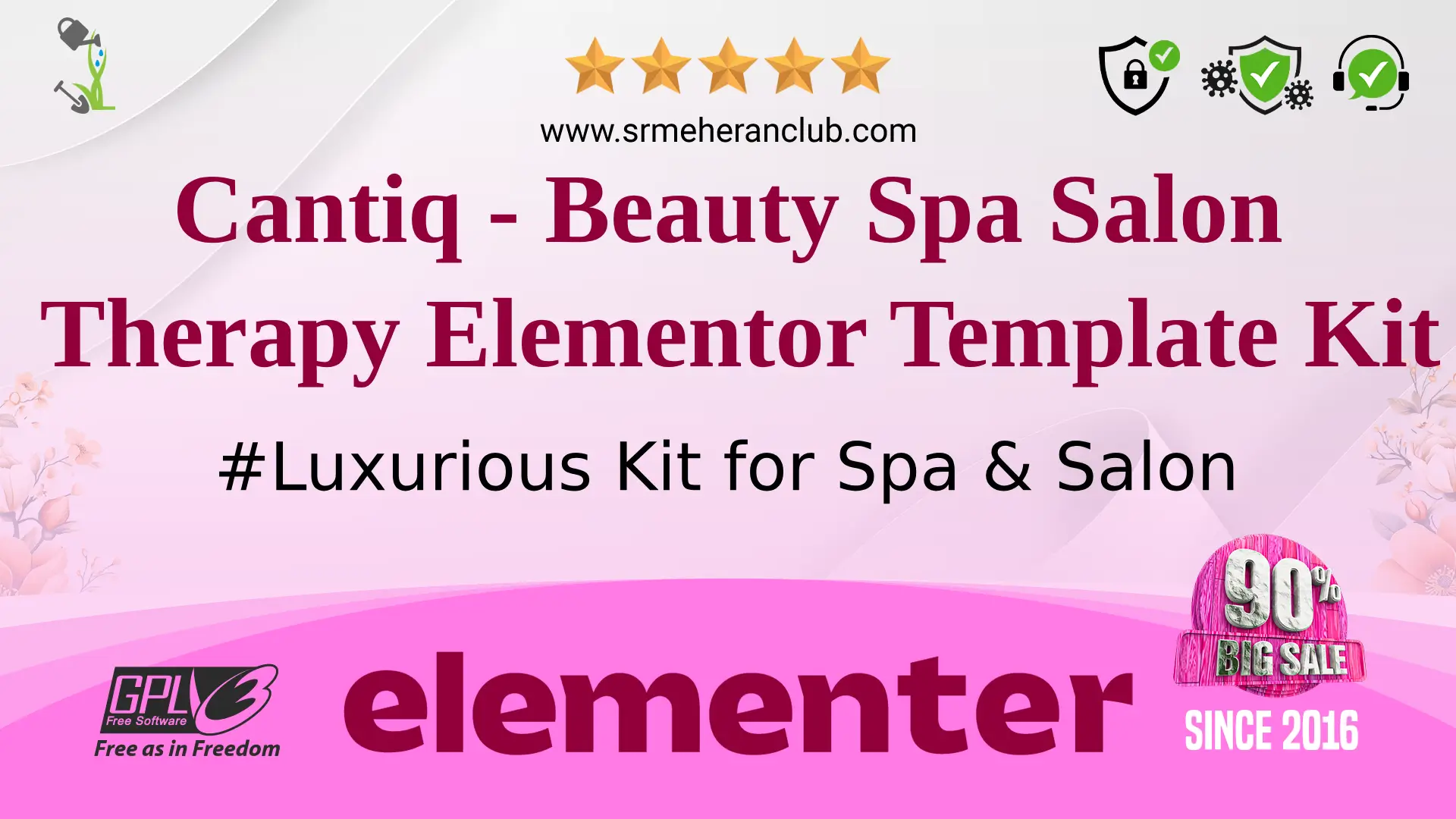 Cantiq – Beauty Spa Salon Therapy Elementor Template Kit — Elementor Kit by Themeforest