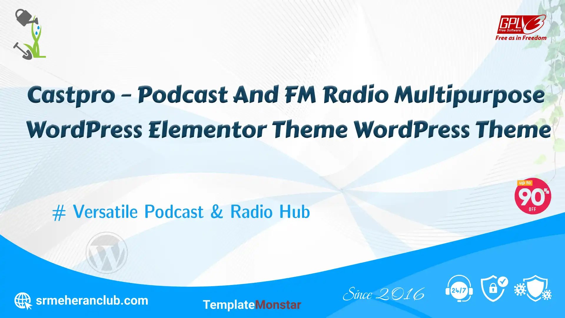 Castpro – Podcast And FM Radio Multipurpose WordPress Elementor Theme WordPress Theme — Theme by Templatemonster