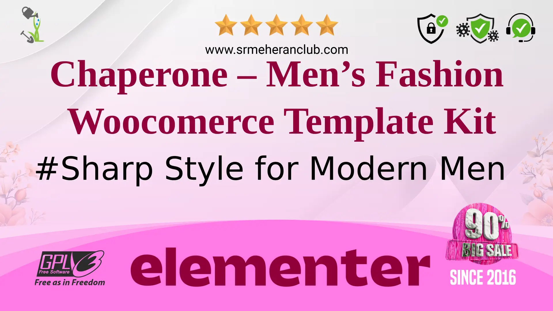 Chaperone – Men’s Fashion Woocomerce Template Kit — Elementor Kit by Themeforest