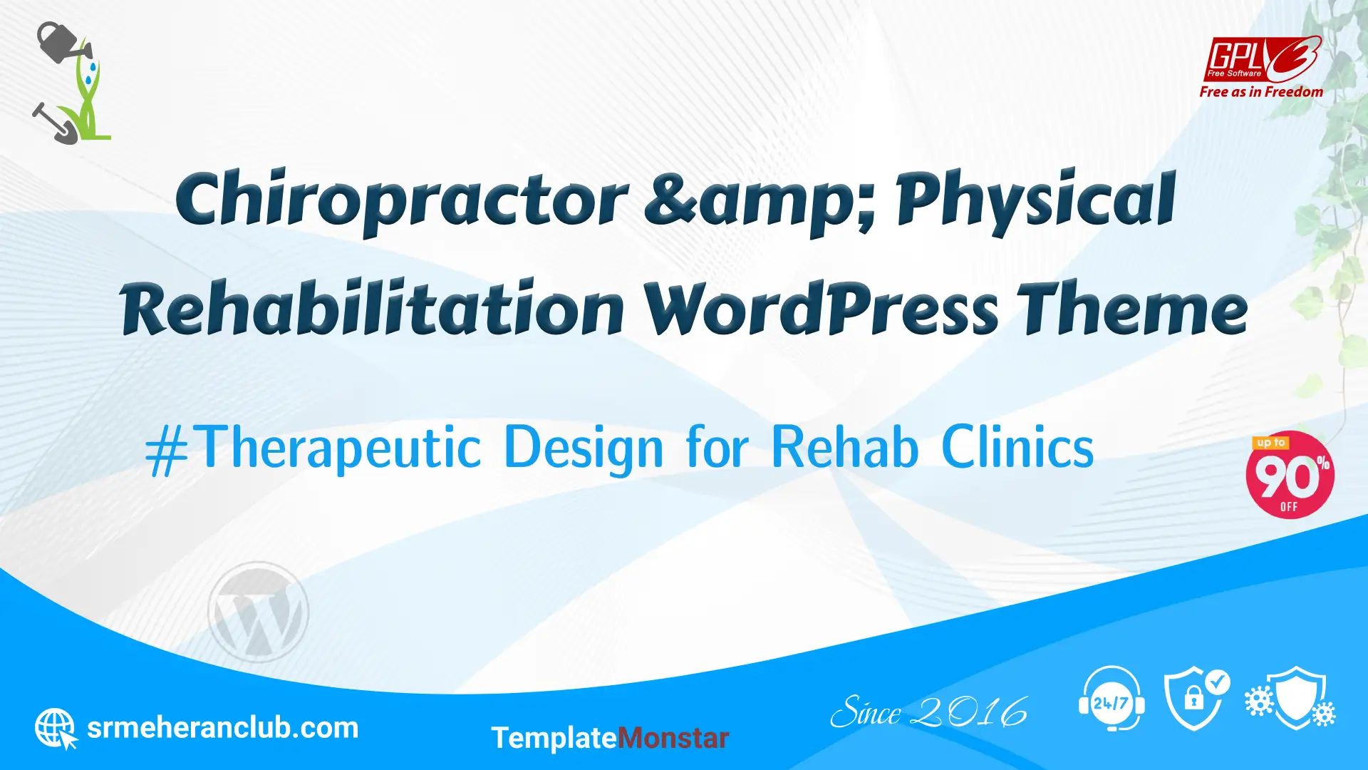 Chiropractor & Physical Rehabilitation WordPress Theme — Theme by Templatemonster