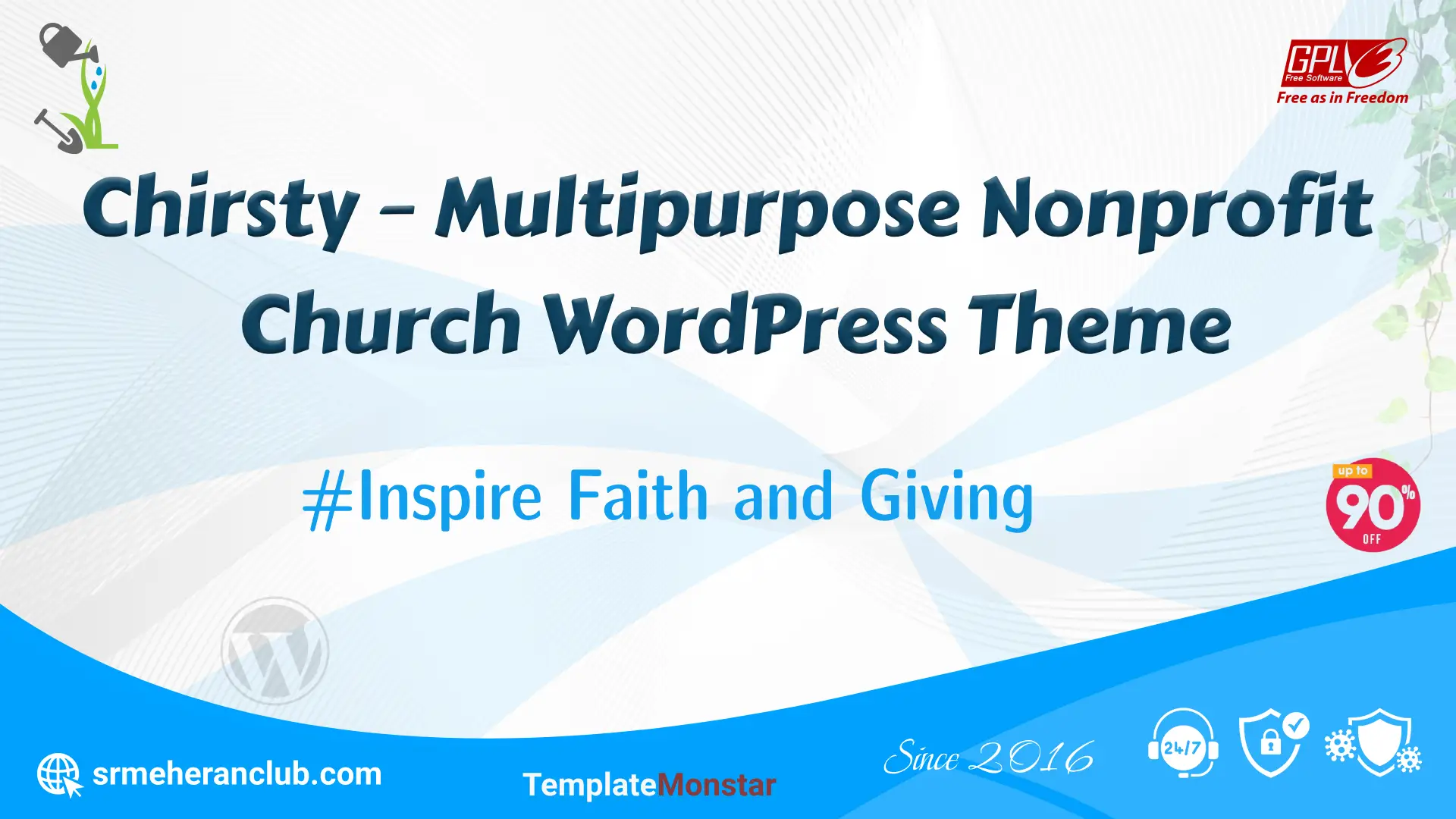 Chirsty – Multipurpose Nonprofit Church WordPress Theme — Theme by Templatemonster