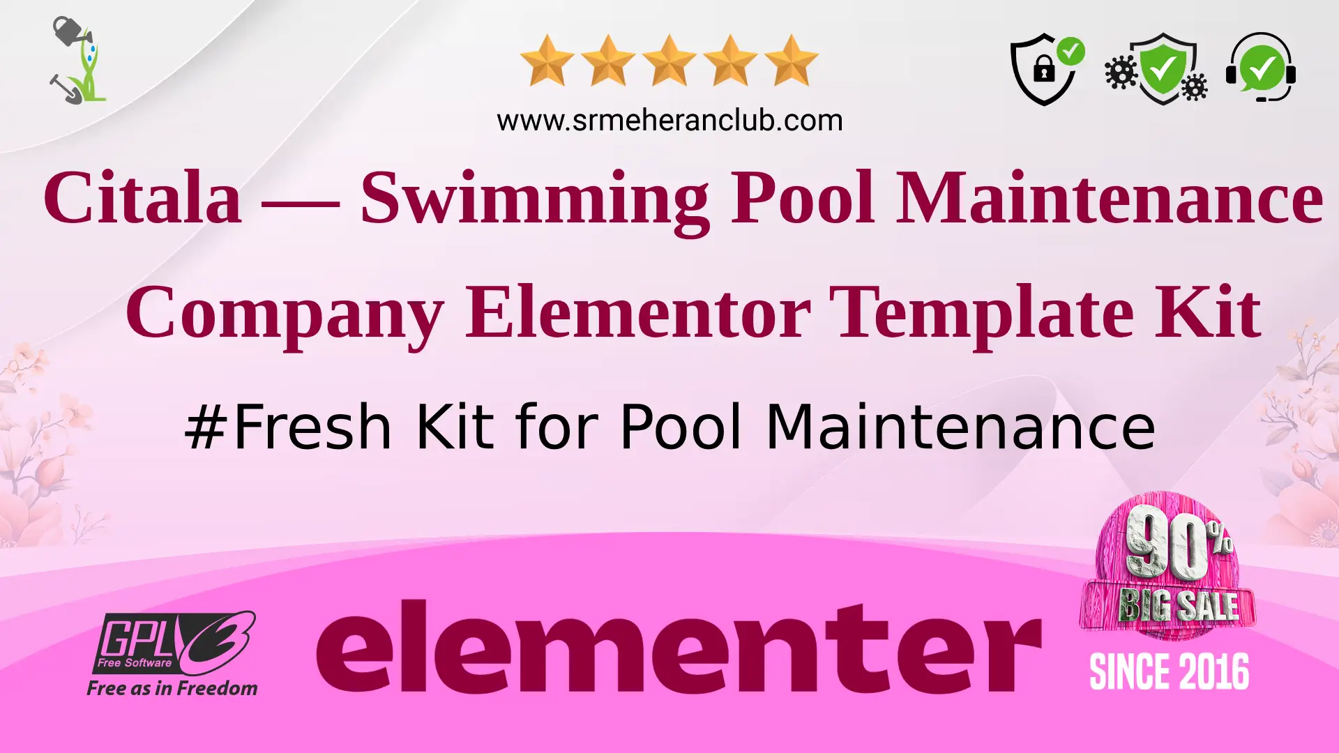 Citala — Swimming Pool Maintenance Company Elementor Template Kit — Elementor Kit by Themeforest