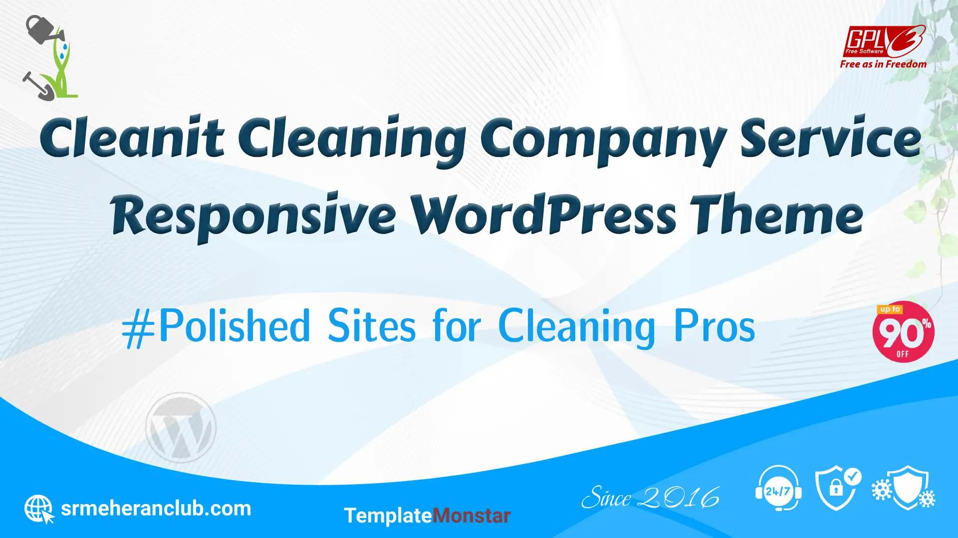 Cleanit Cleaning Company Service Responsive WordPress Theme