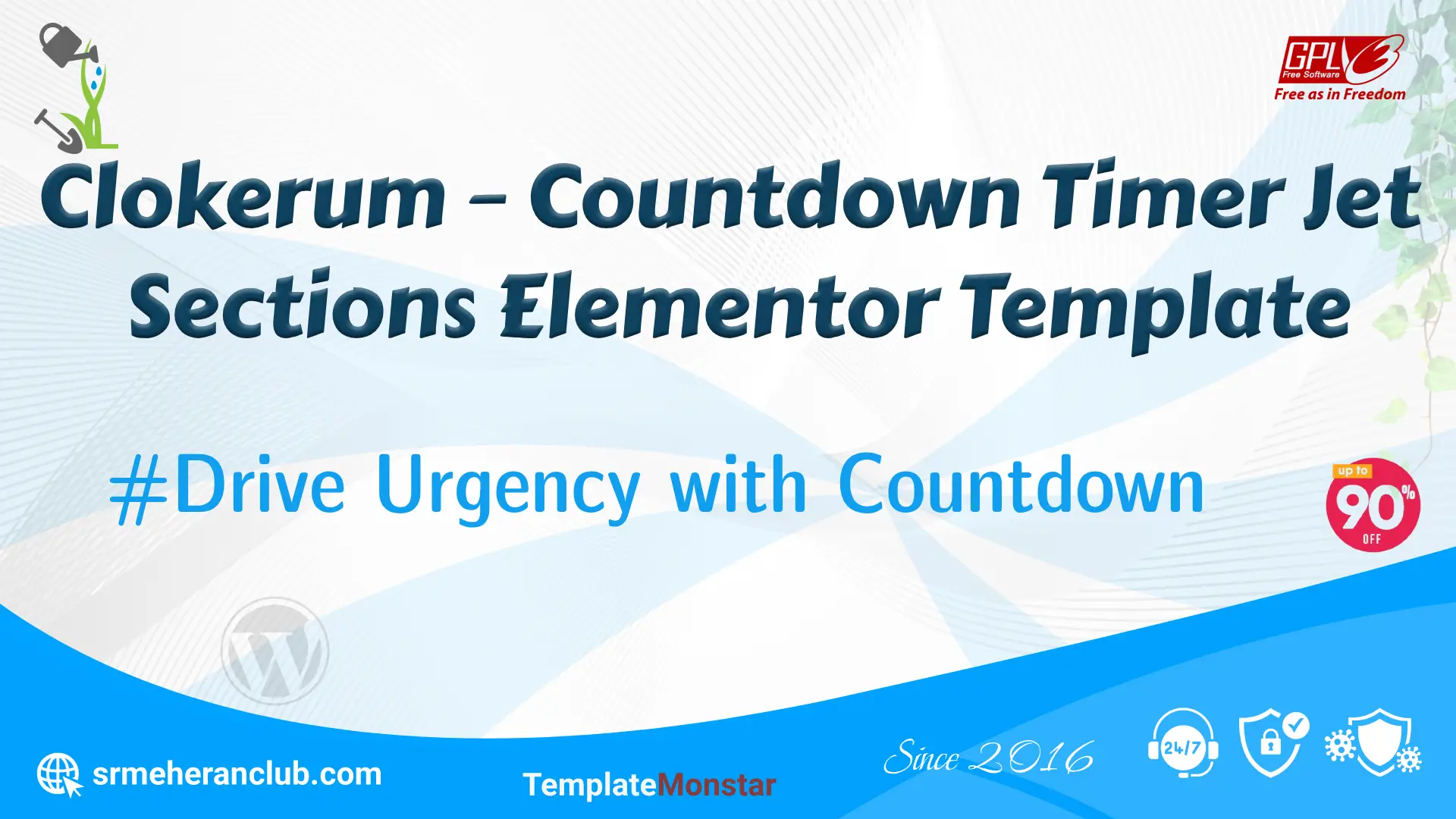 Clokerum – Countdown Timer Jet Sections Elementor Template
