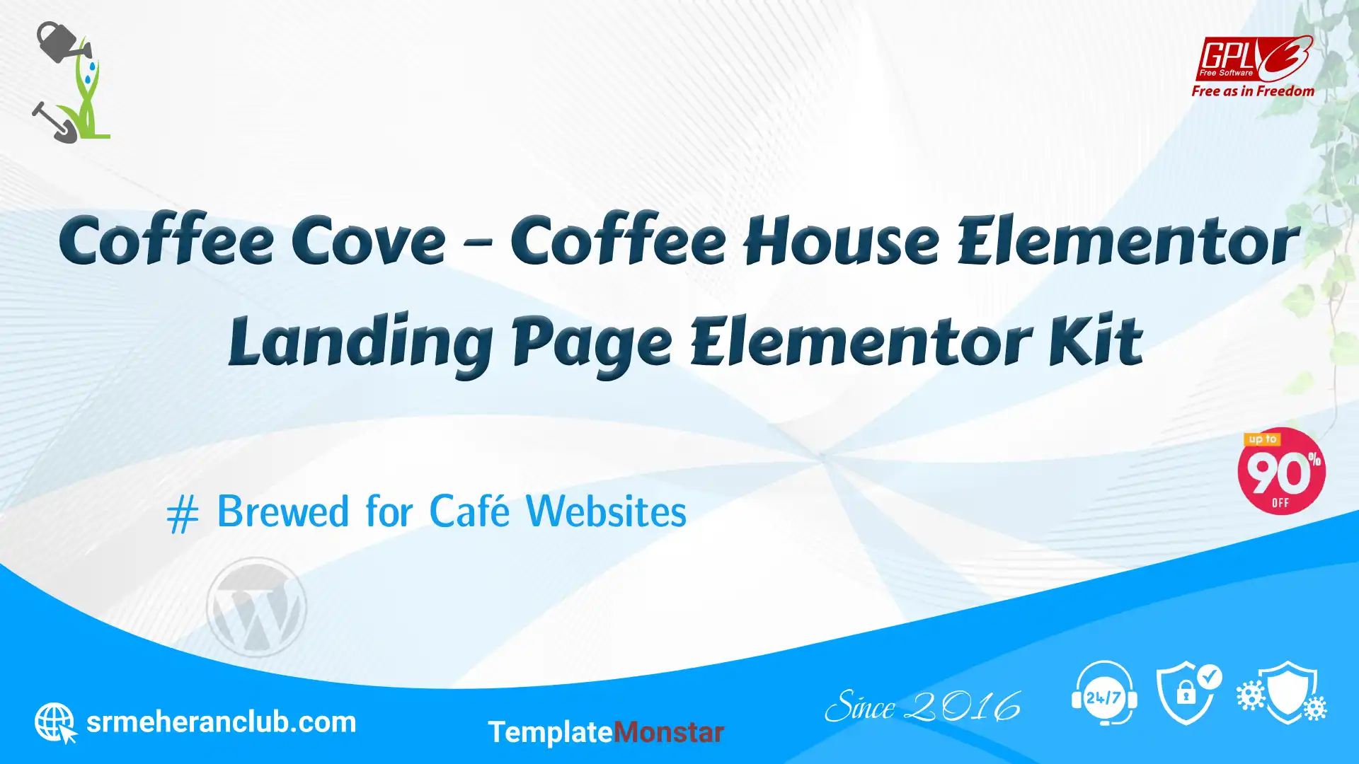 Coffee Cove – Coffee House Elementor Landing Page Elementor Kit