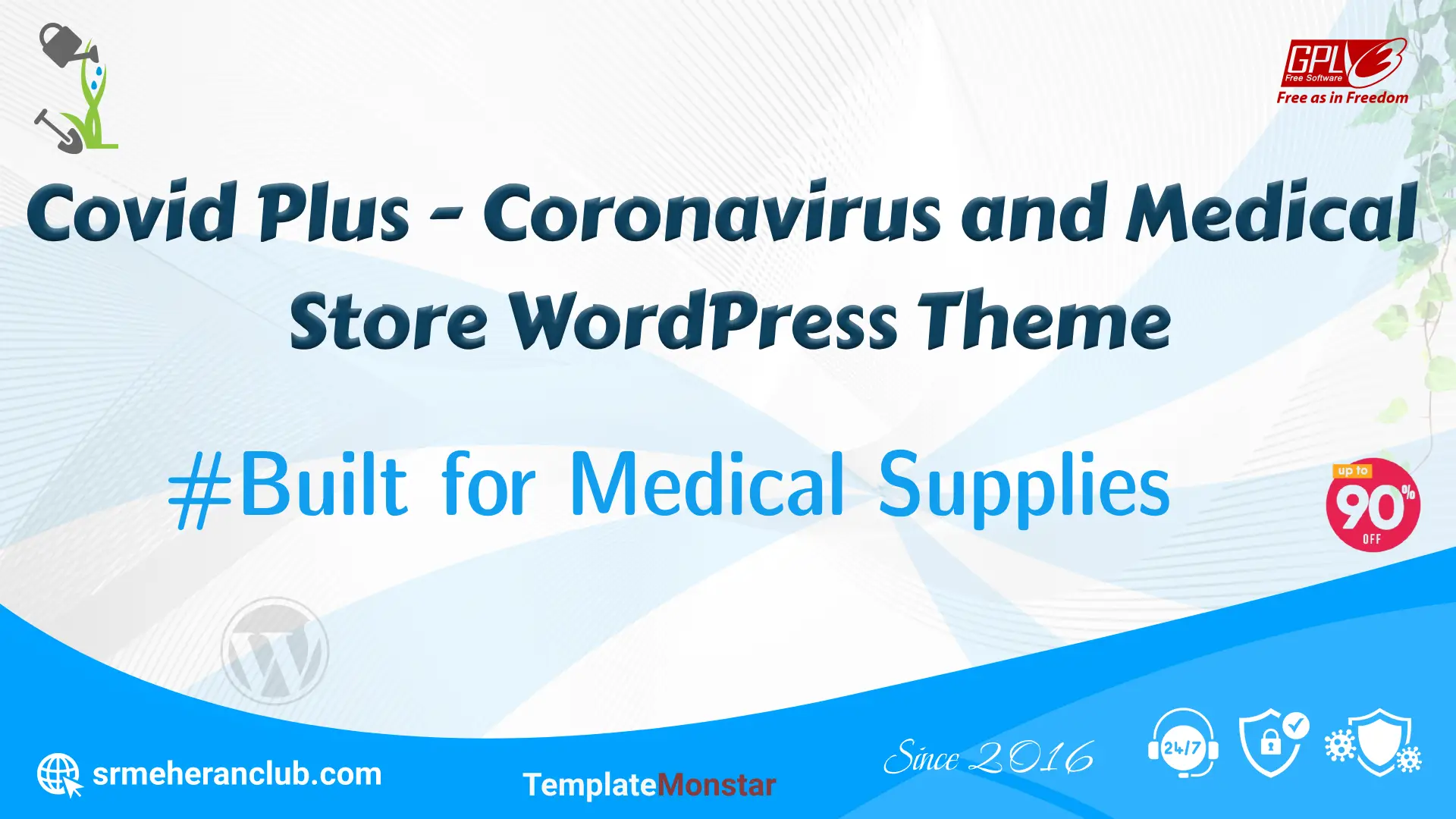 Covid Plus – Coronavirus and Medical Store WordPress Theme — Theme by Templatemonster