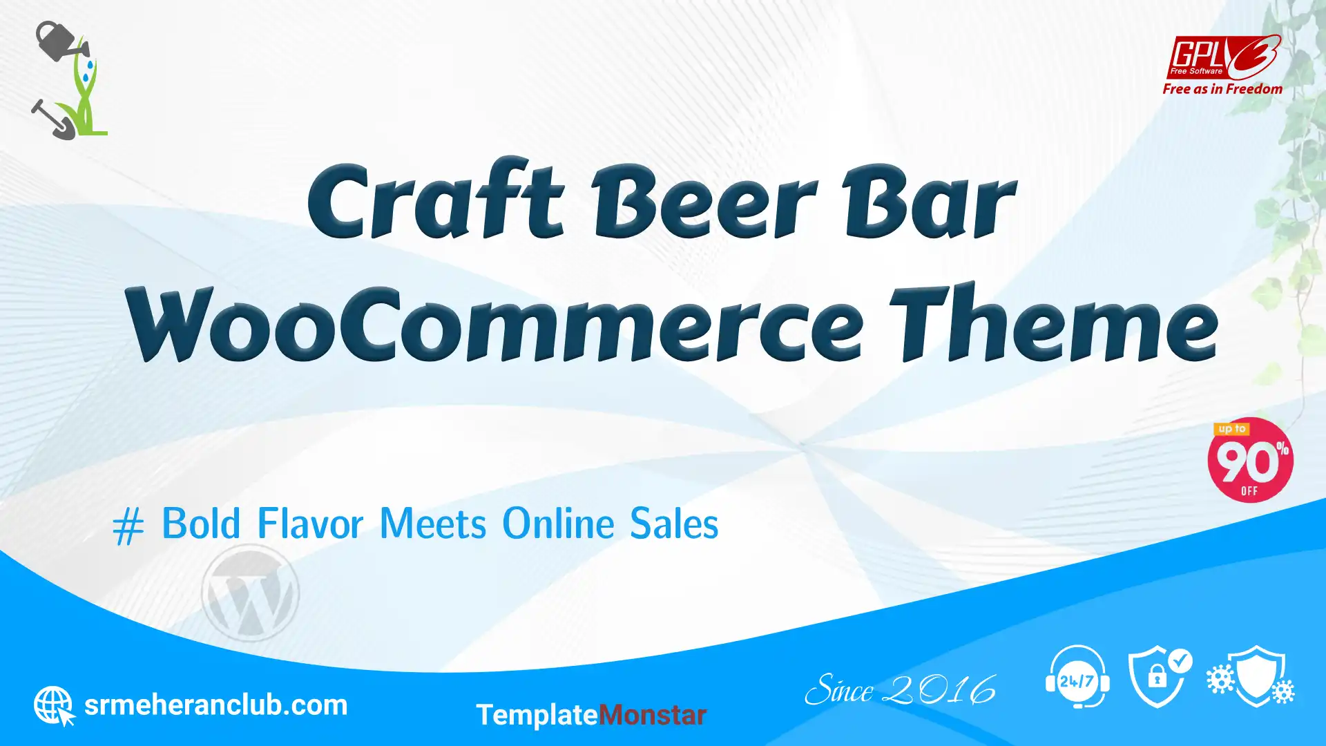 Craft Beer Bar WooCommerce Theme — Theme by Templatemonster
