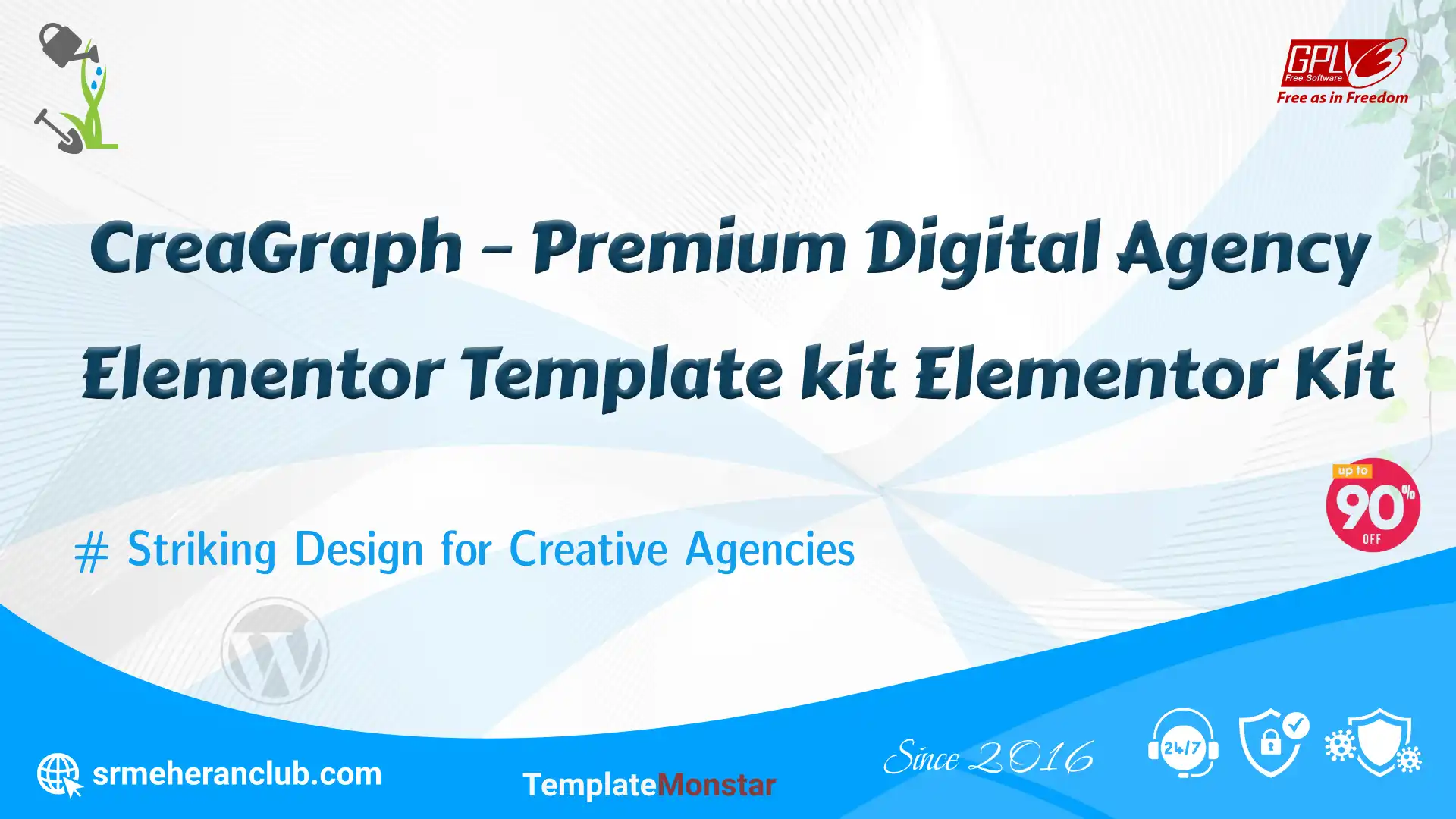 CreaGraph – Premium Digital Agency Elementor Template kit Elementor Kit