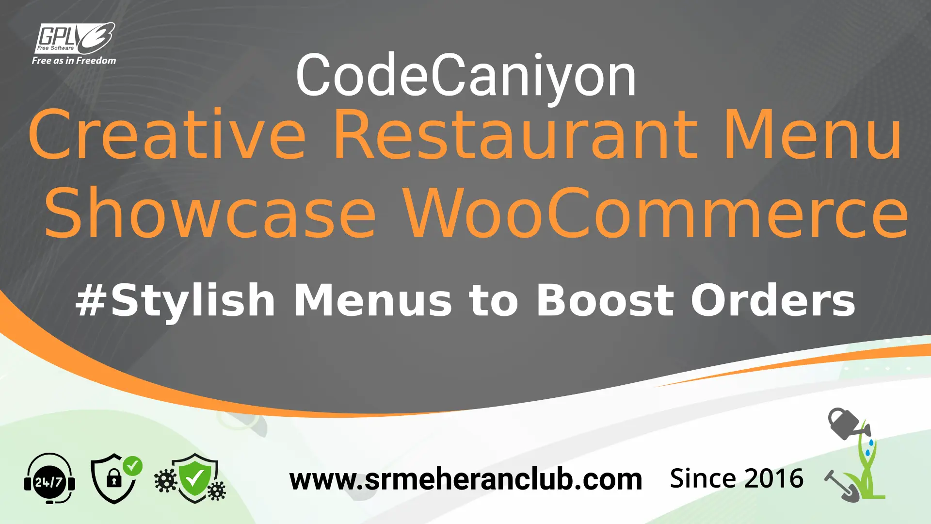 Creative Restaurant Menu Showcase WooCommerce — Plugin by Codecanyon