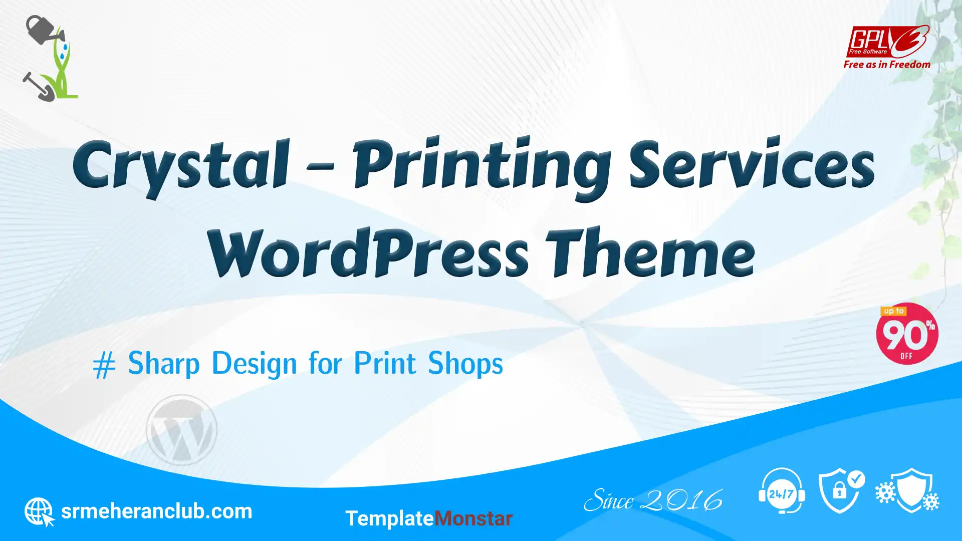 Crystal – Printing Services WordPress Theme