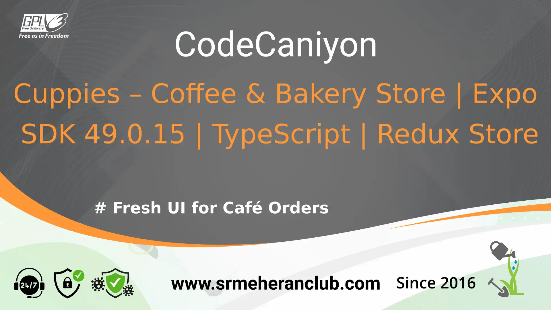 Cuppies – Coffee & Bakery Store | Expo SDK 49.0.15 | TypeScript | Redux Store