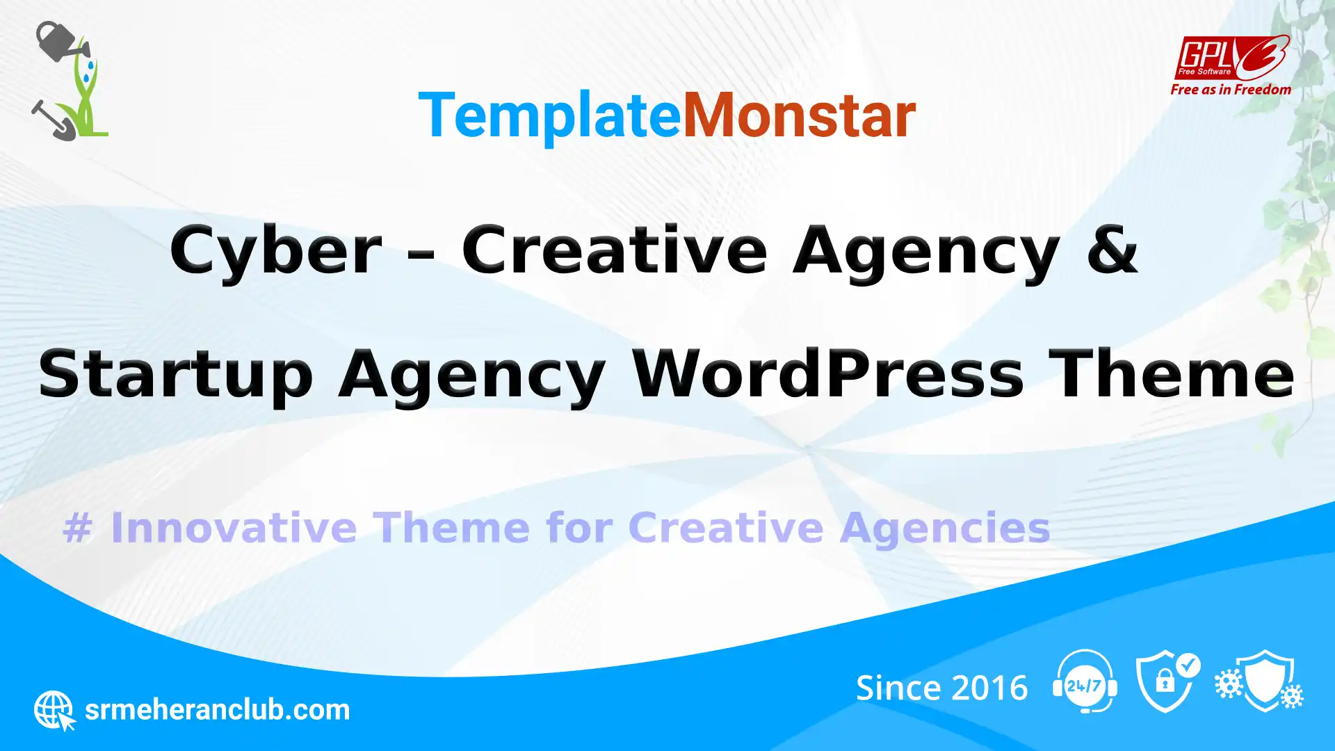 Cyber – Creative Agency & Startup Agency WordPress Theme — Theme by Templatemonster