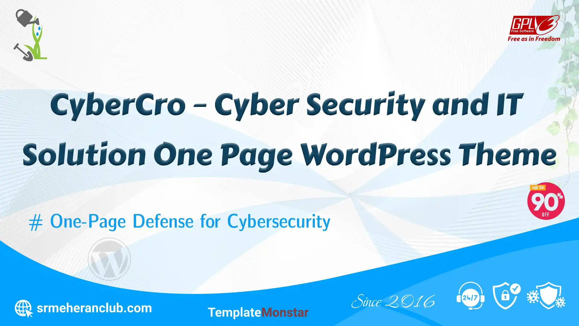 CyberCro – Cyber Security and IT Solution One Page WordPress Theme