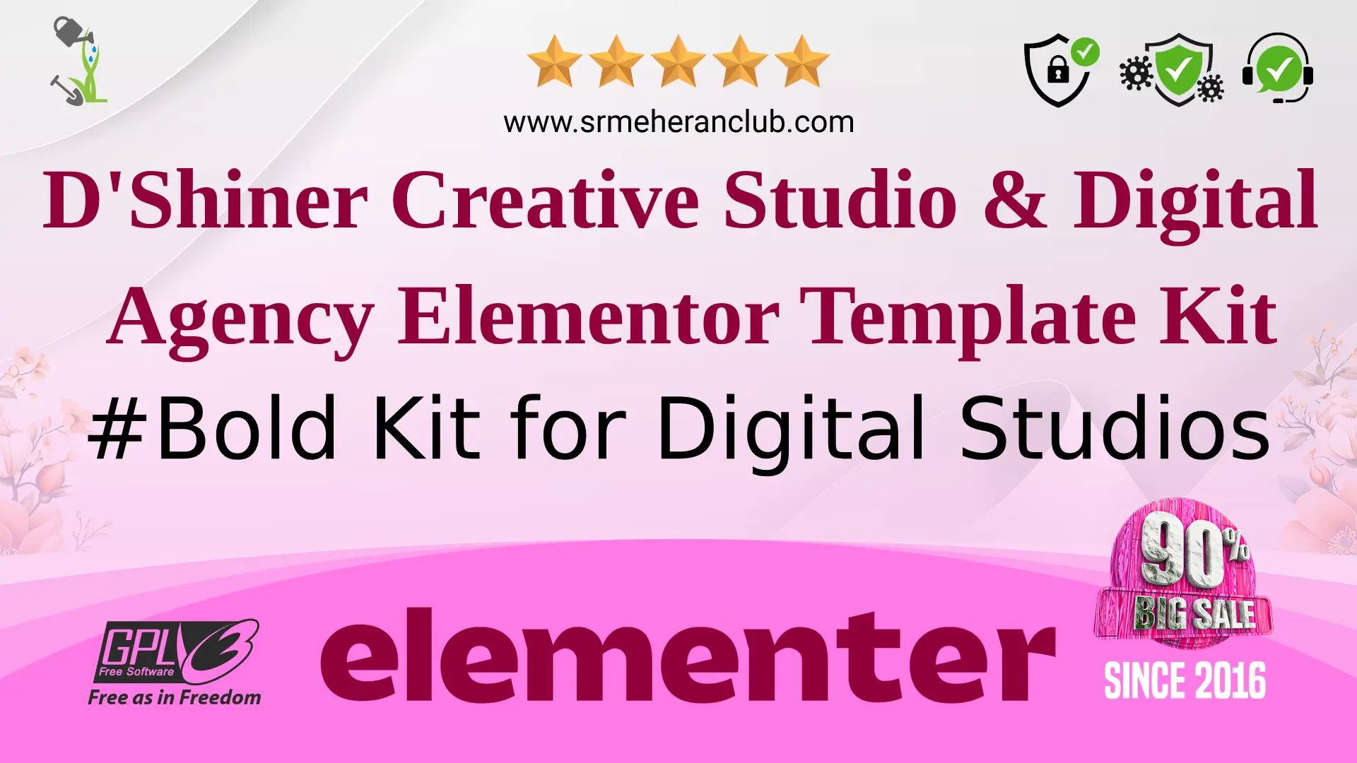 D’Shiner Creative Studio & Digital Agency Elementor Template Kit — Elementor Kit by Themeforest