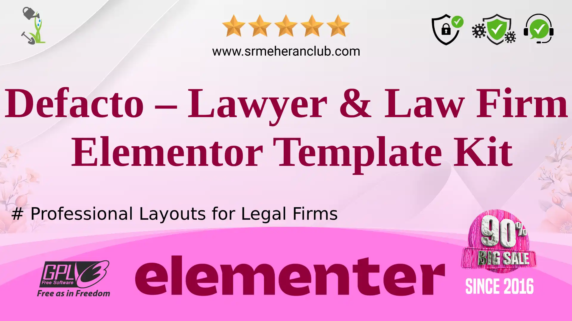 Defacto – Lawyer & Law Firm Elementor Template Kit — Elementor Kit by Themeforest
