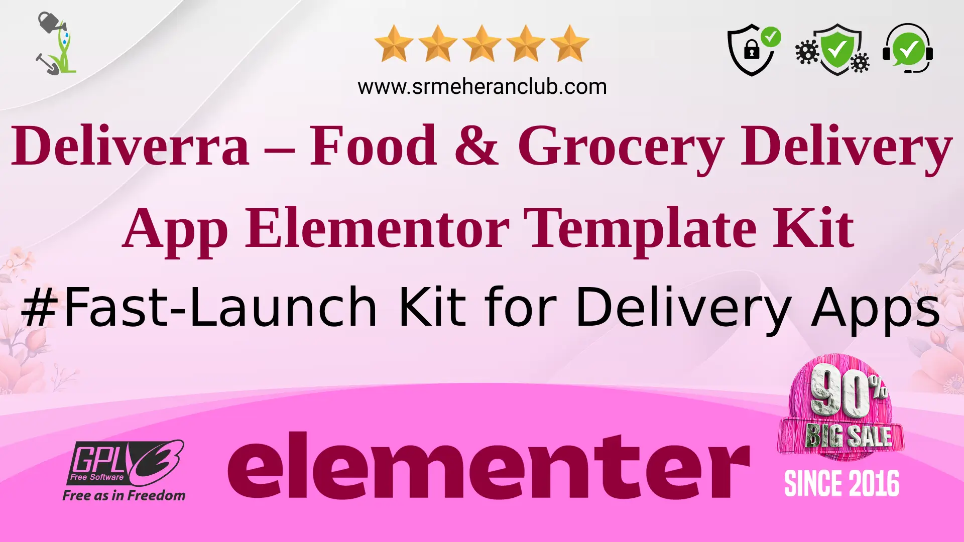 Deliverra – Food & Grocery Delivery App Elementor Template Kit — Elementor Kit by Themeforest