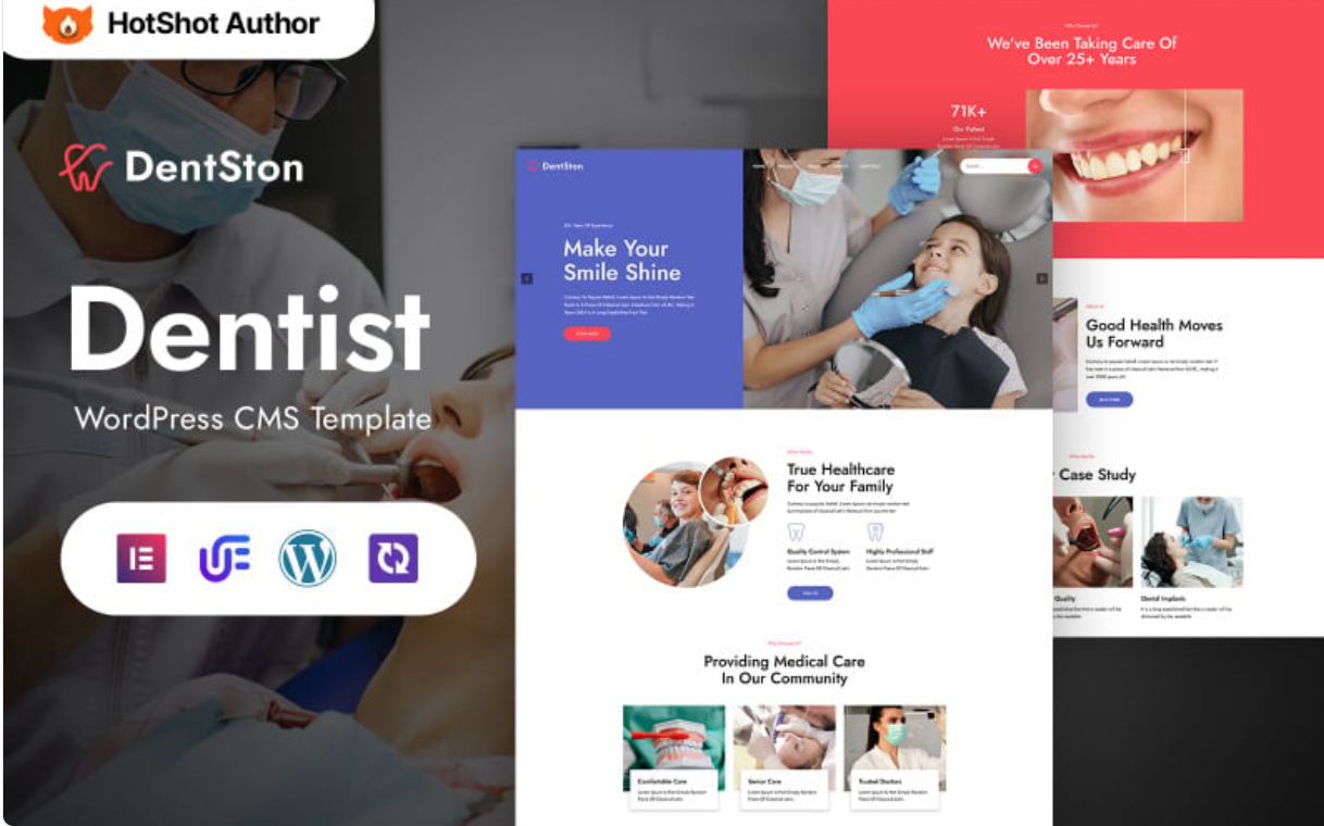 DentSton - Dentistry Multipurpose WordPress Elementor Theme WordPress Theme