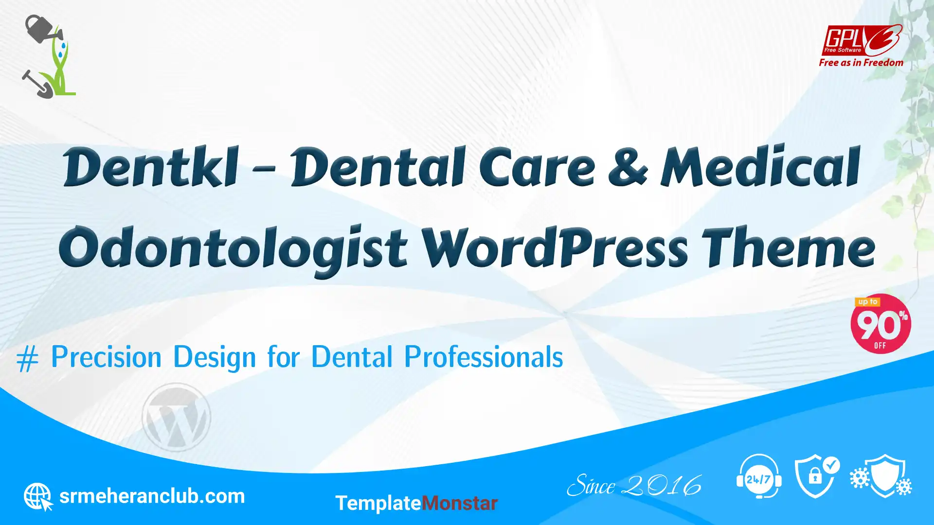 Dentkl – Dental Care & Medical Odontologist WordPress Theme — Theme by Templatemonster