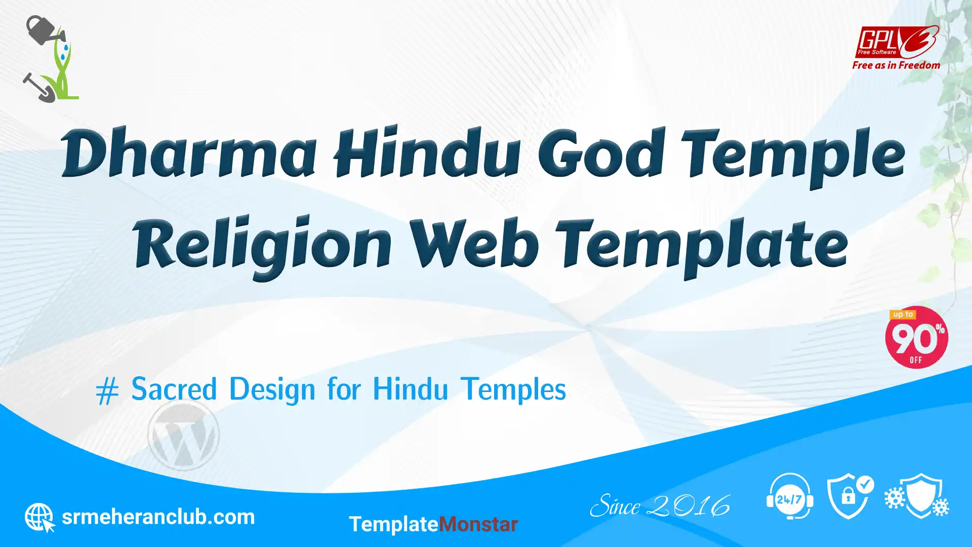 Download Dharma Hindu God Temple Religion Web Template