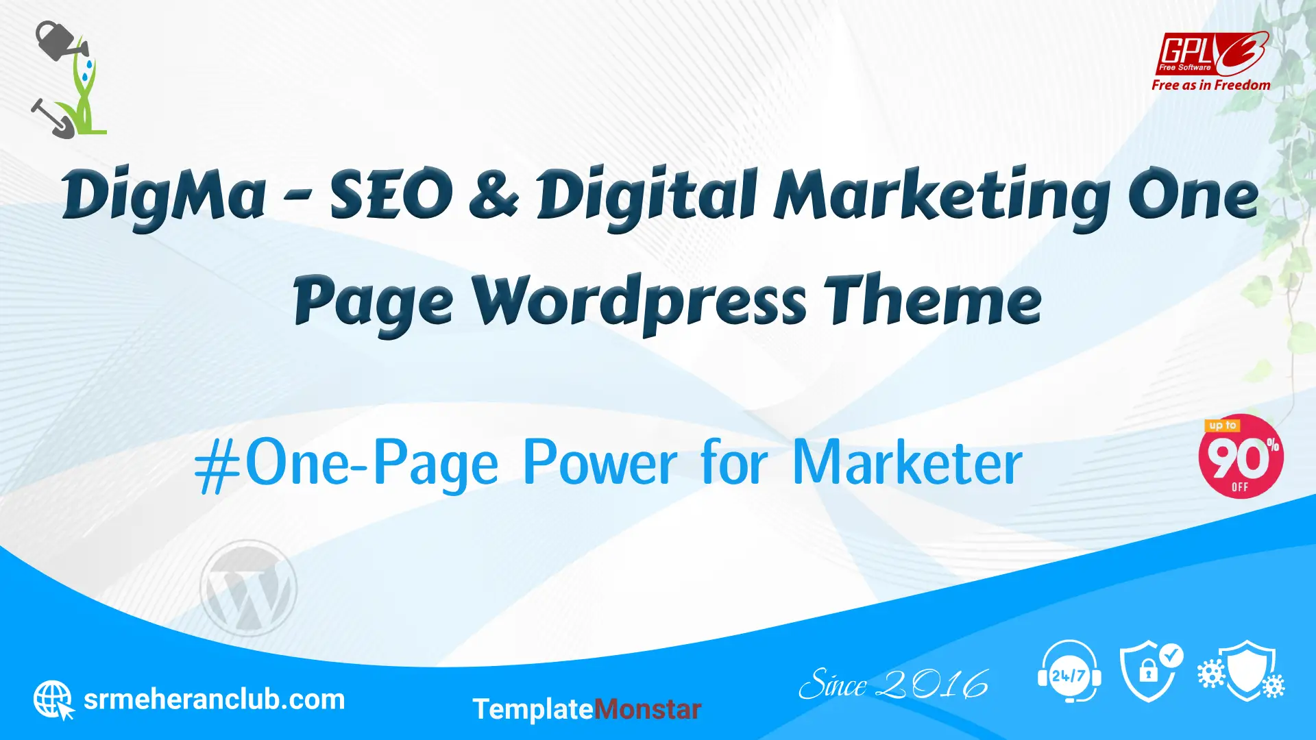 DigMa – SEO & Digital Marketing One Page WordPress Theme