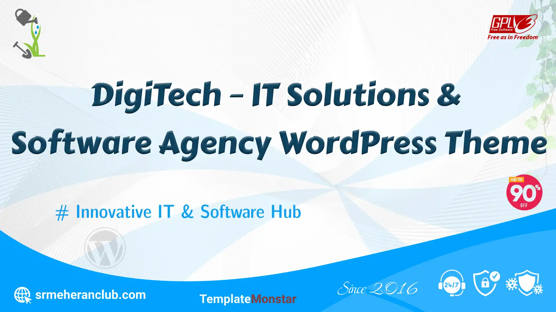 DigiTech – IT Solutions & Software Agency WordPress Theme — Theme by Templatemonster