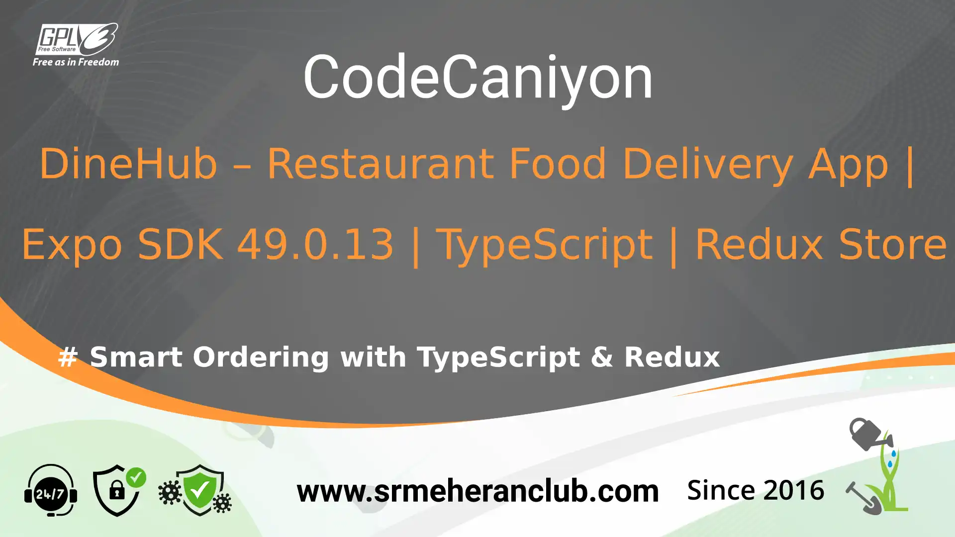 DineHub – Restaurant Food Delivery App | Expo SDK 49.0.13 | TypeScript | Redux Store — Template by Themeforest