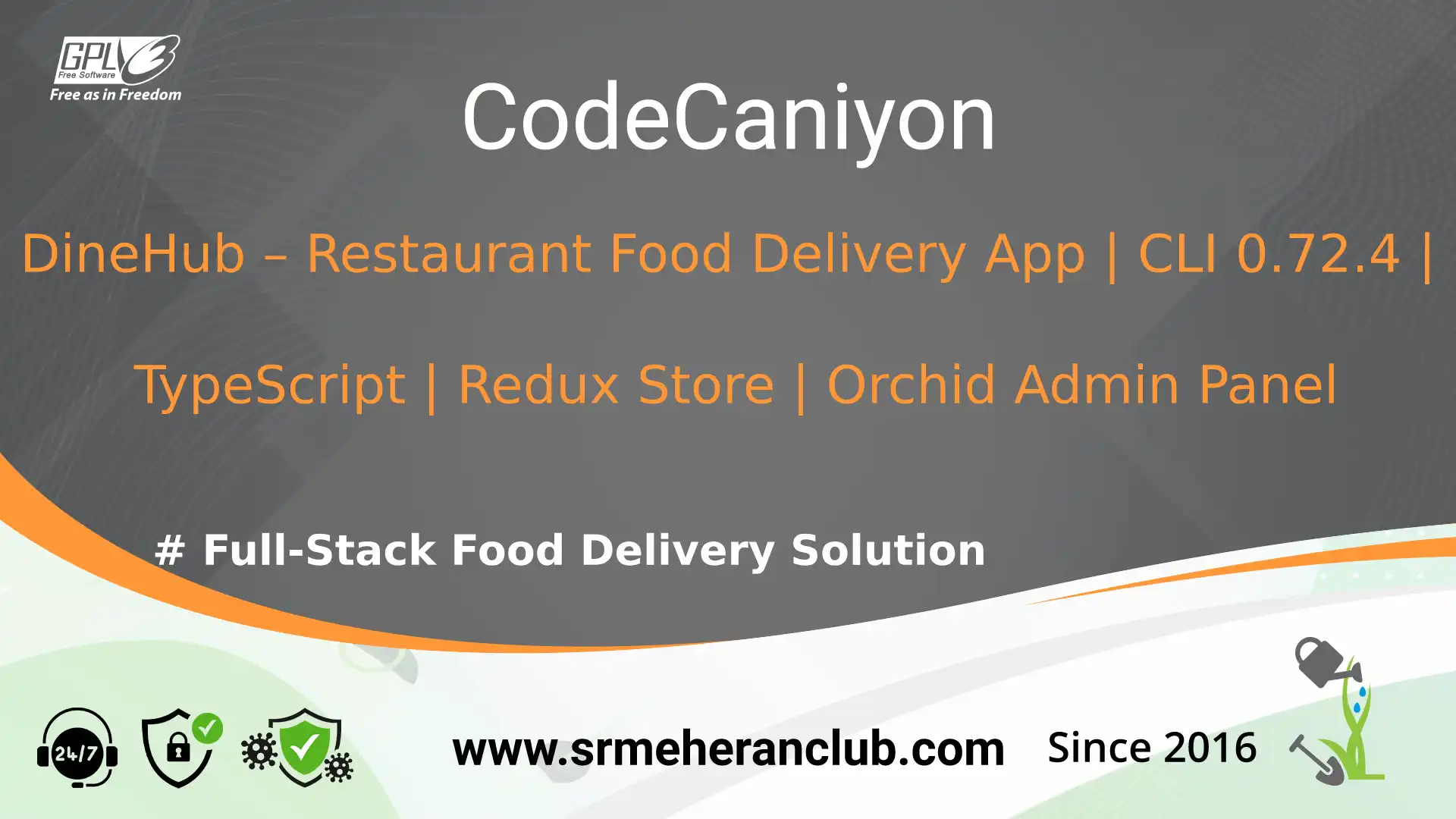 DineHub – Restaurant Food Delivery App | CLI 0.72.4 | TypeScript | Redux Store | Orchid Admin Panel — Template by Themeforest