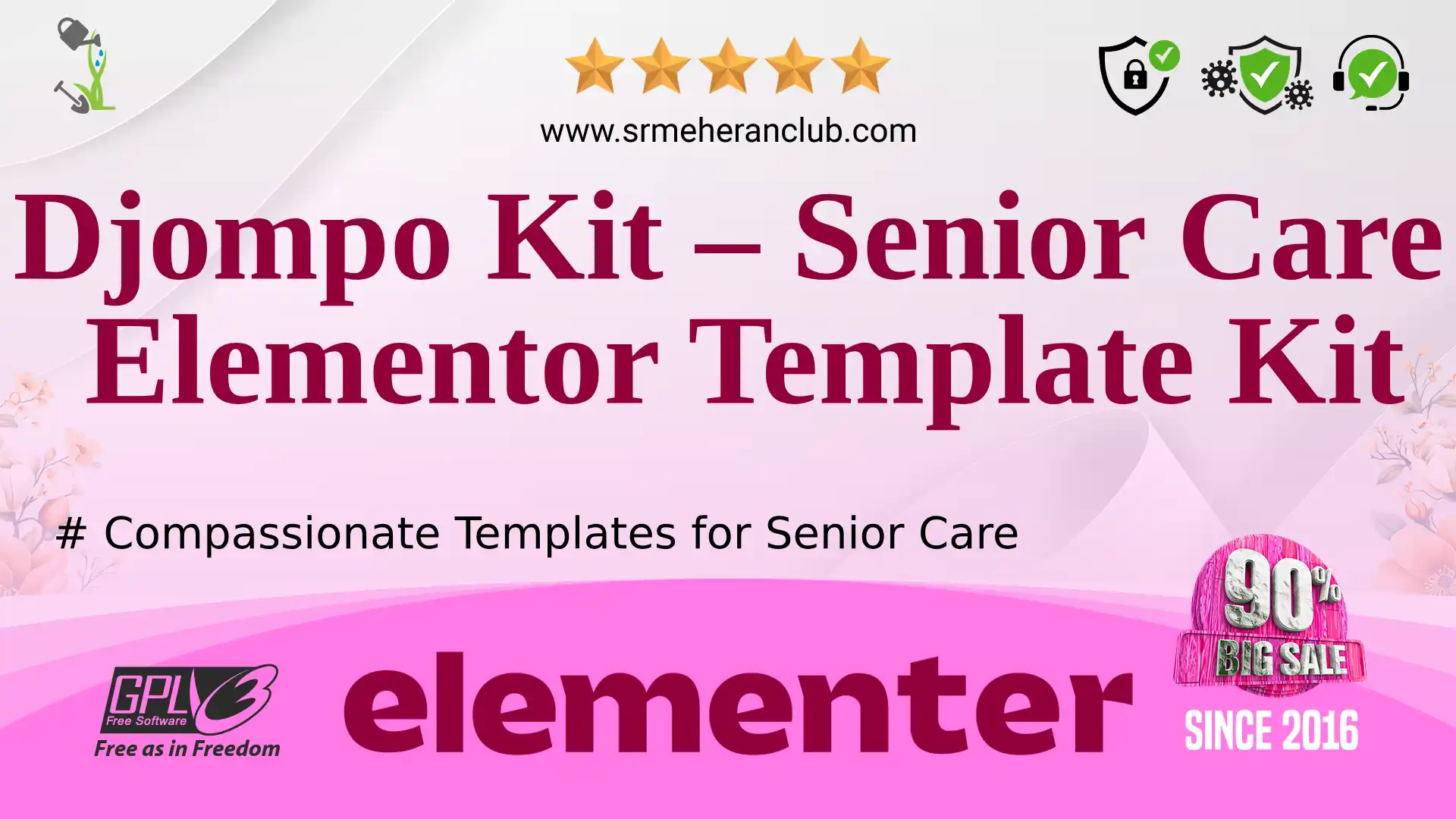 Djompo Kit – Senior Care Elementor Template Kit — Elementor Kit by Themeforest