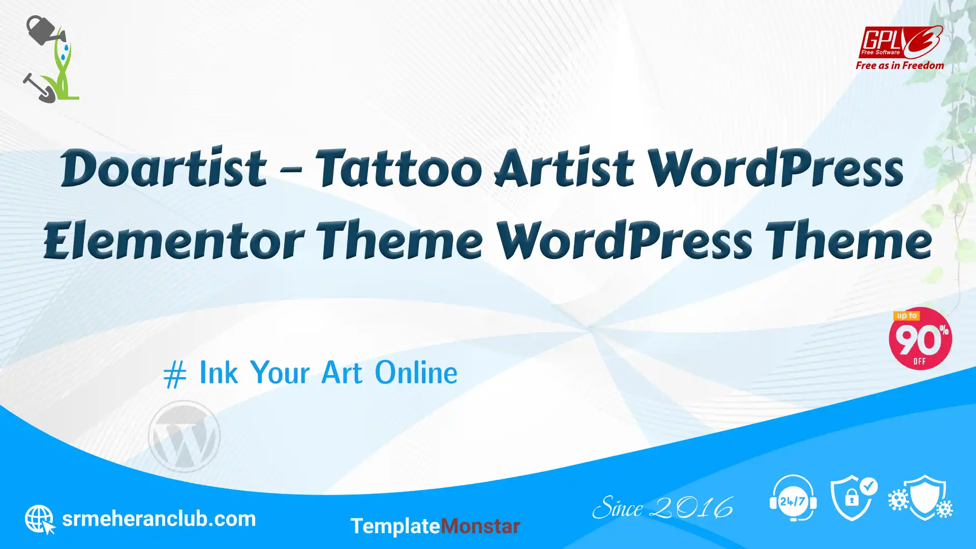 Doartist – Tattoo Artist WordPress Elementor Theme WordPress Theme