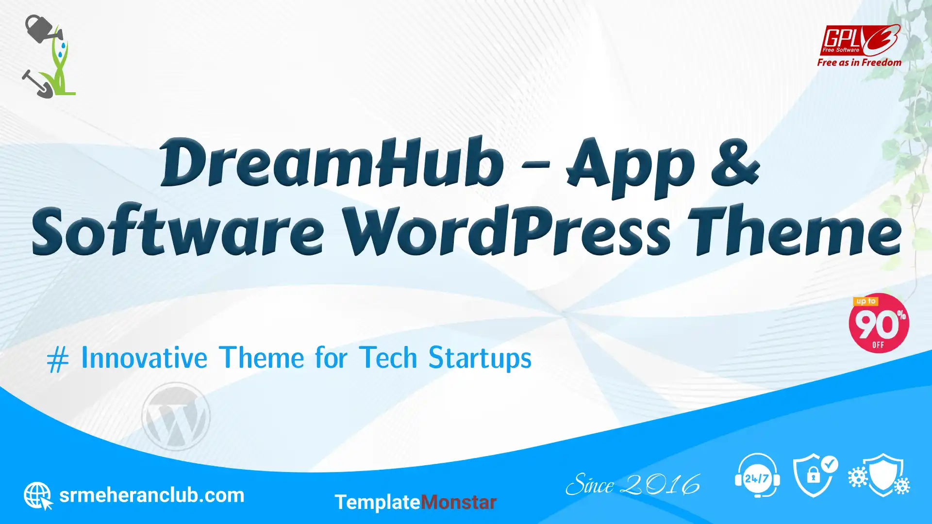 DreamHub – App & Software WordPress Theme — Theme by Templatemonster
