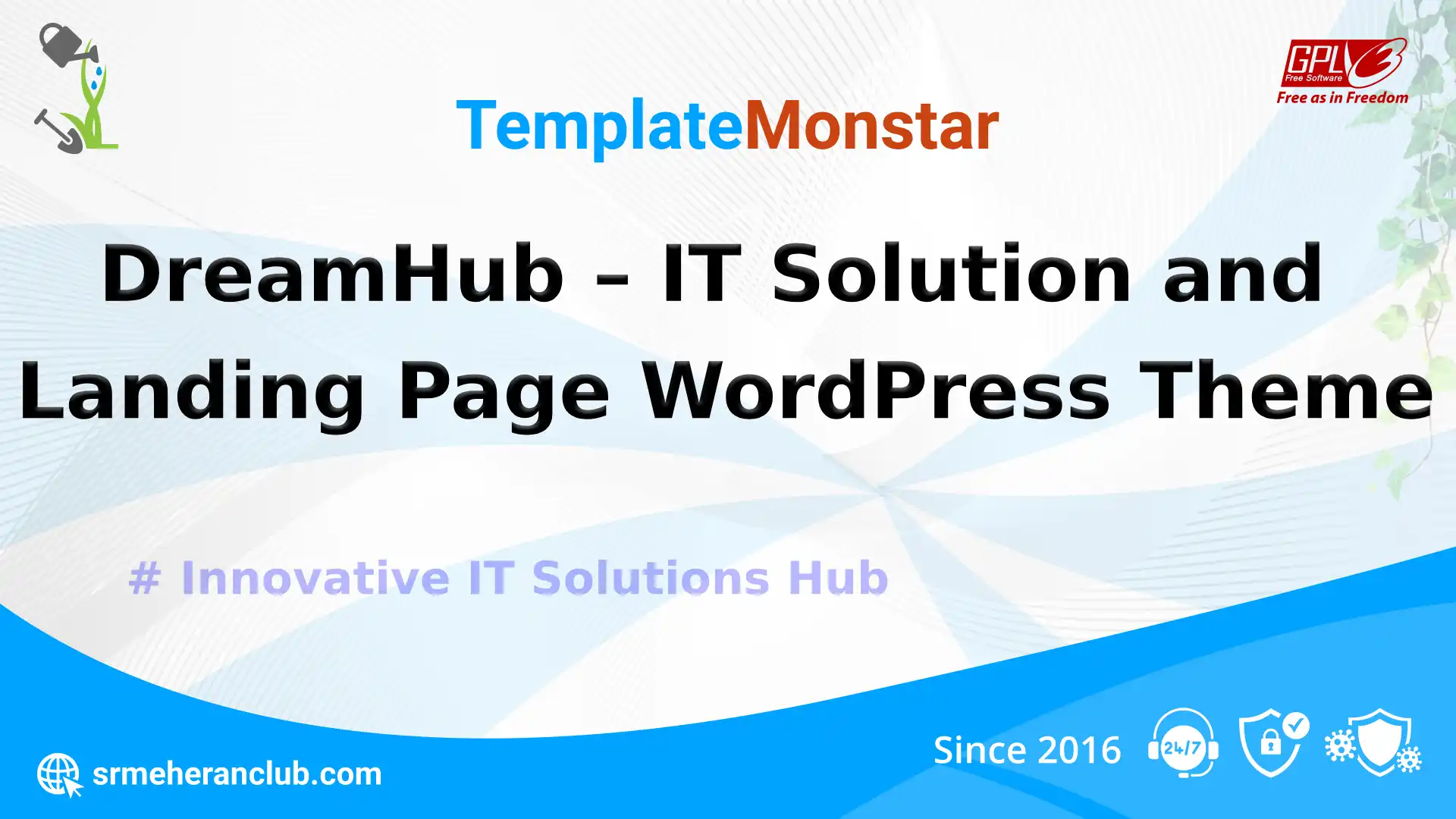 DreamHub – IT Solution and Landing Page WordPress Theme — Theme by Templatemonster