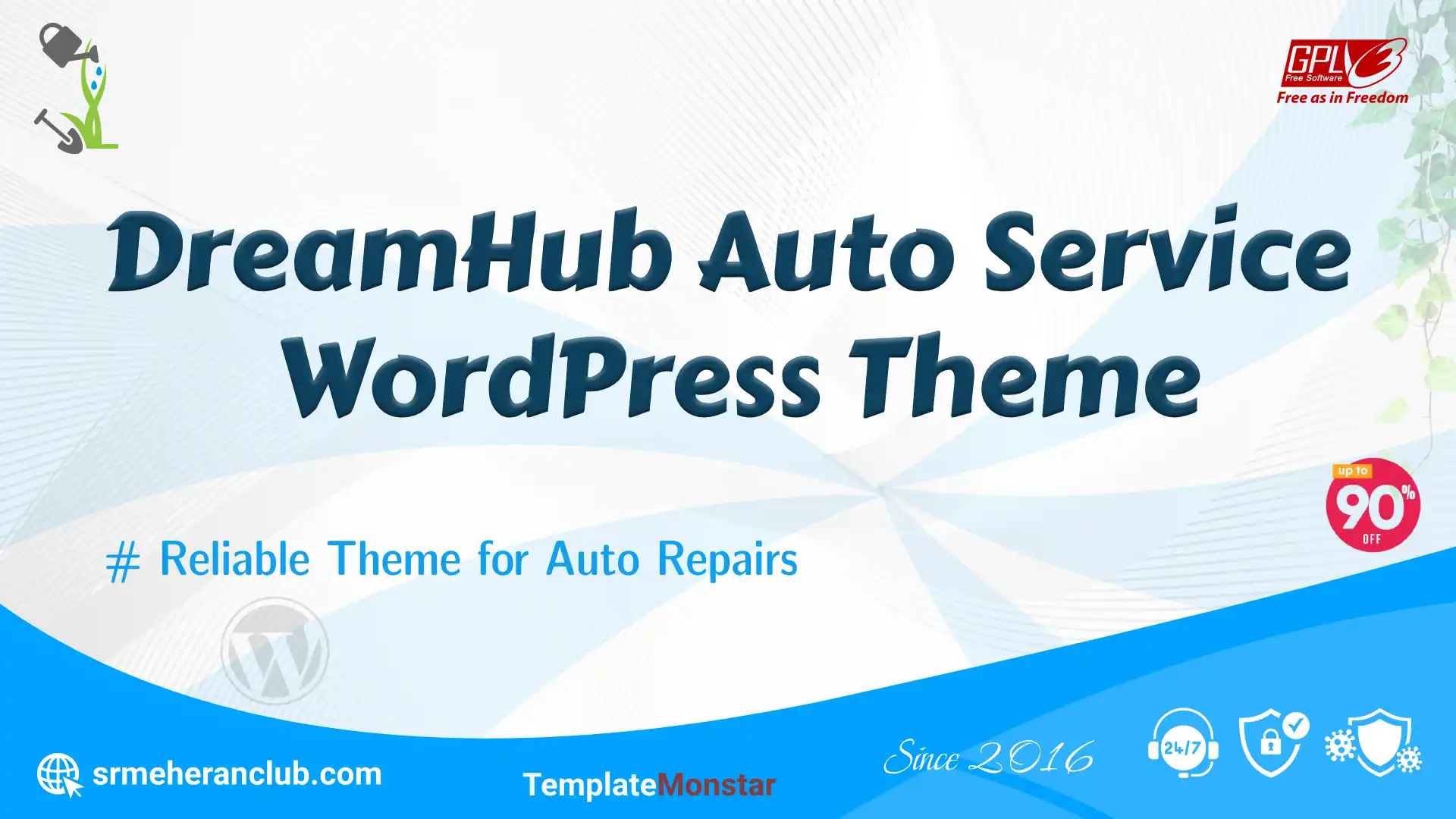 DreamHub Auto Service WordPress Theme — Theme by Templatemonster