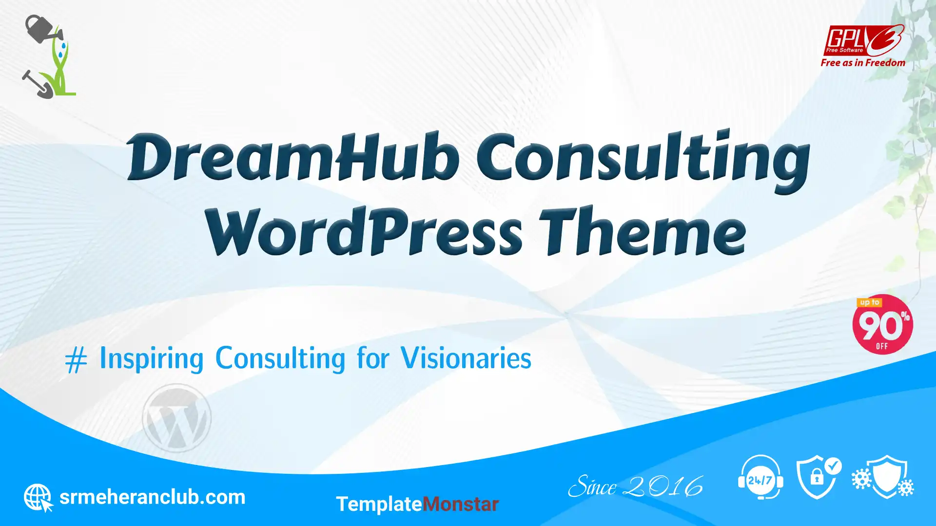 DreamHub Consulting WordPress Theme — Theme by Templatemonster
