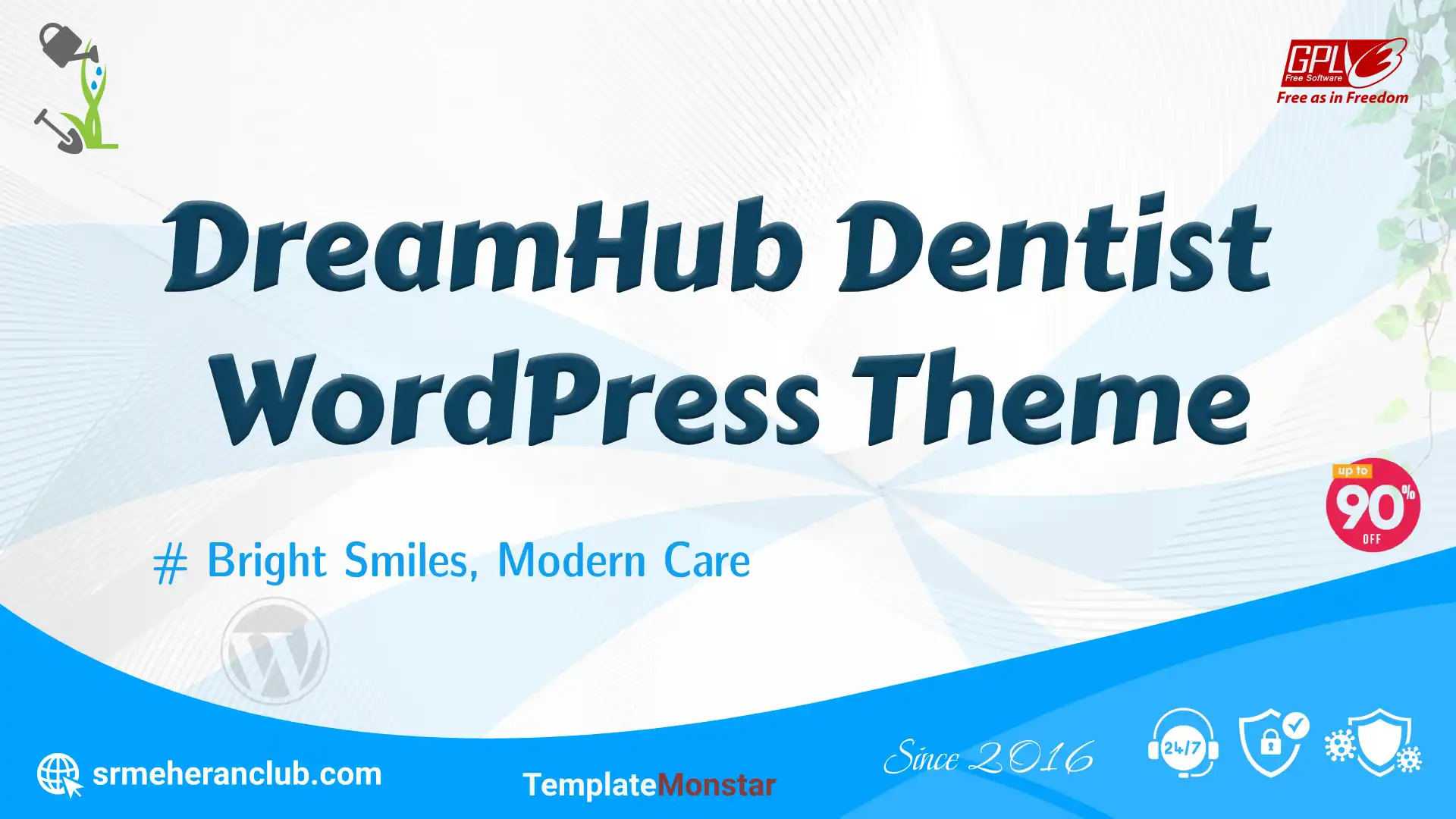 DreamHub Dentist WordPress Theme — Theme by Templatemonster