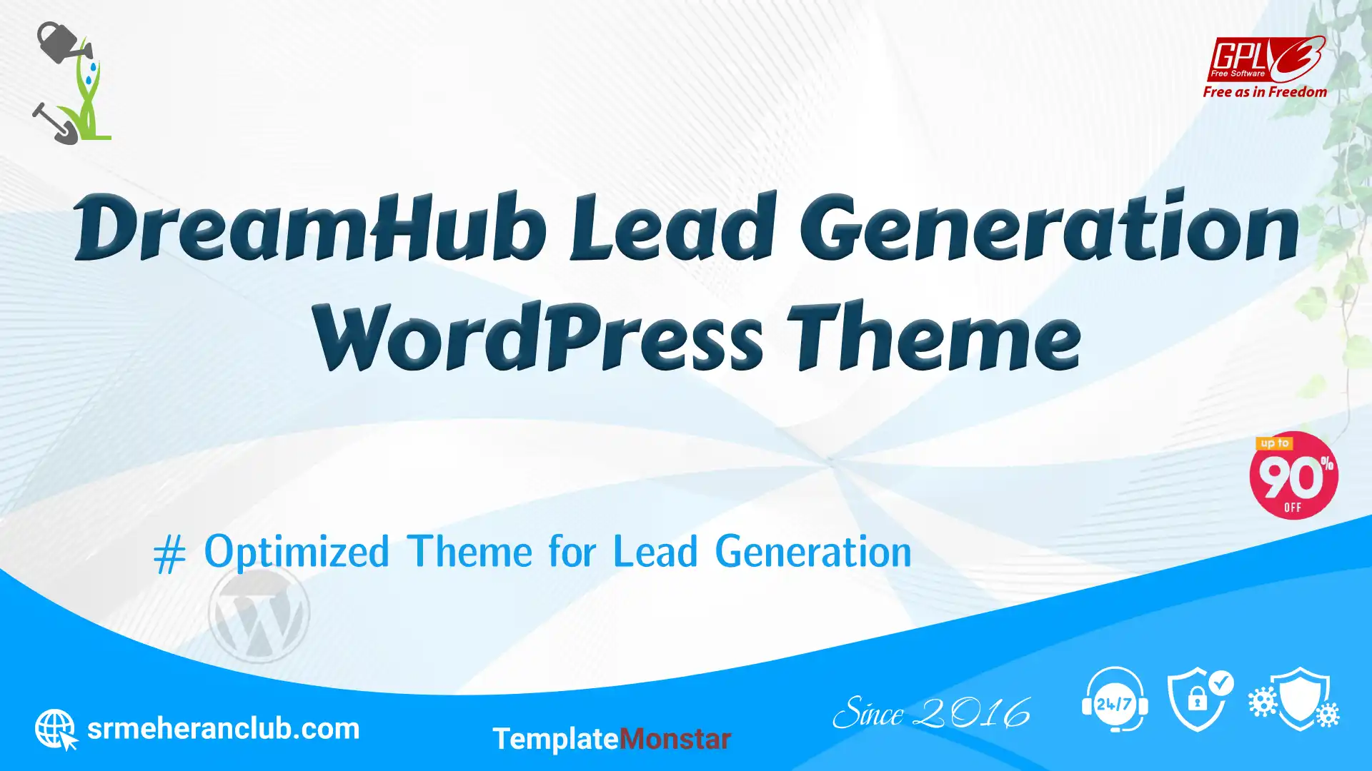 DreamHub Lead Generation WordPress Theme — Theme by Templatemonster