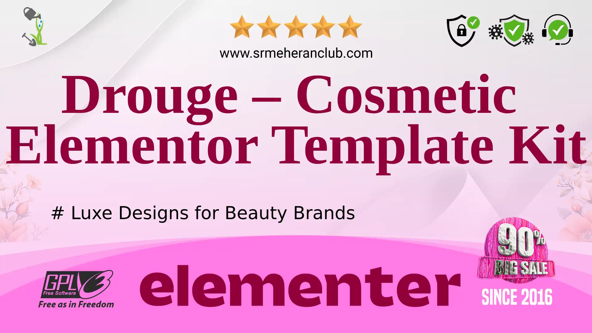 Drouge – Cosmetic Elementor Template Kit — Elementor Kit by Themeforest