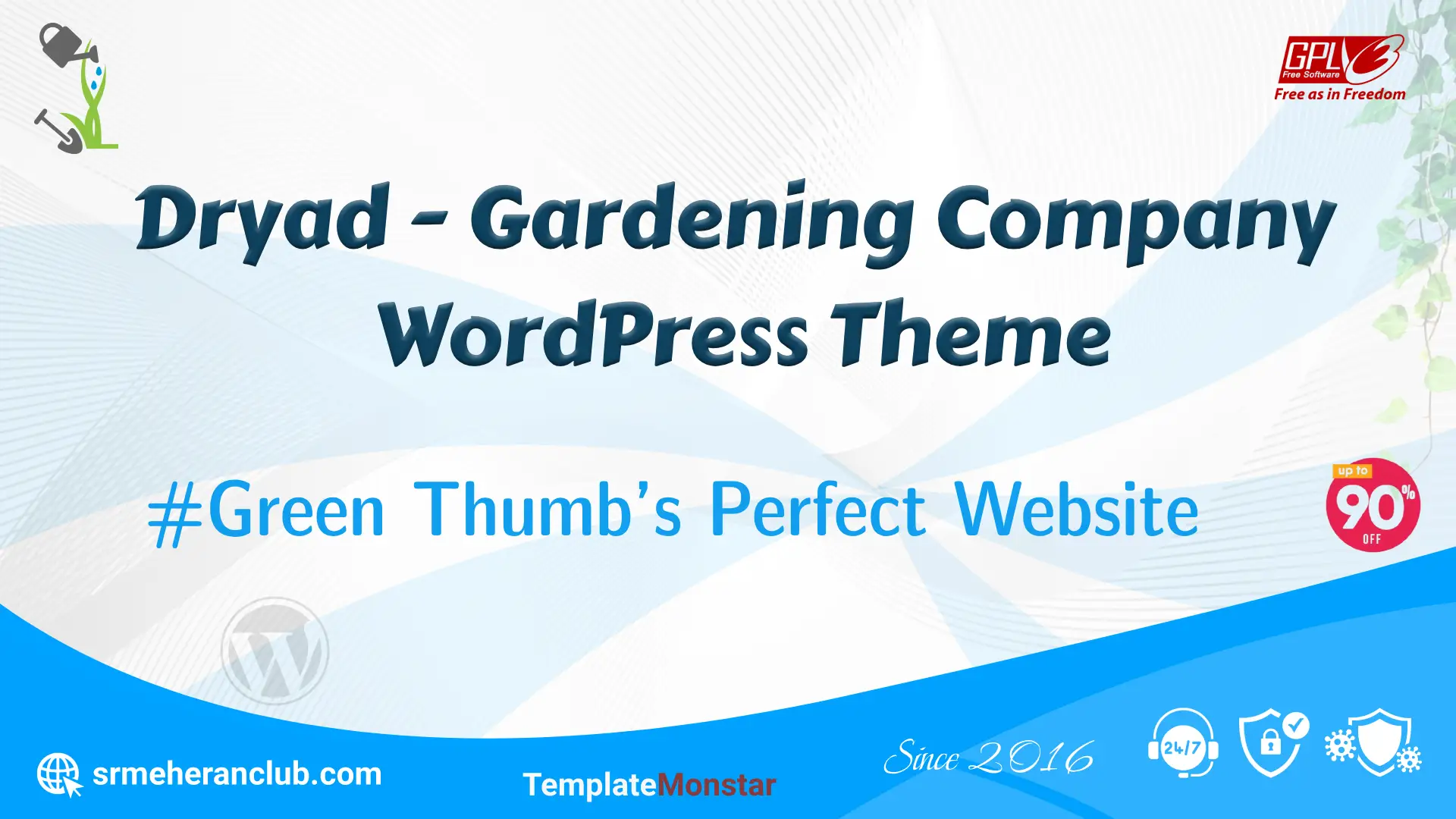 Dryad – Gardening Company WordPress Theme — Theme by Templatemonster