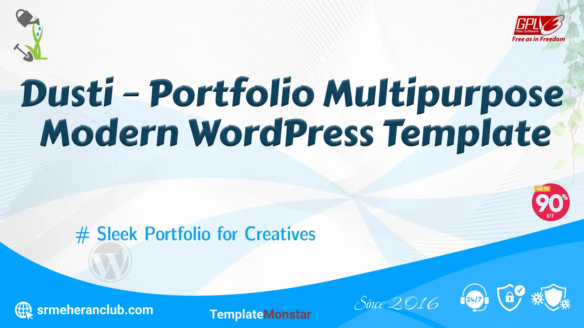 Dusti – Portfolio Multipurpose Modern WordPress Template — Theme by Templatemonster