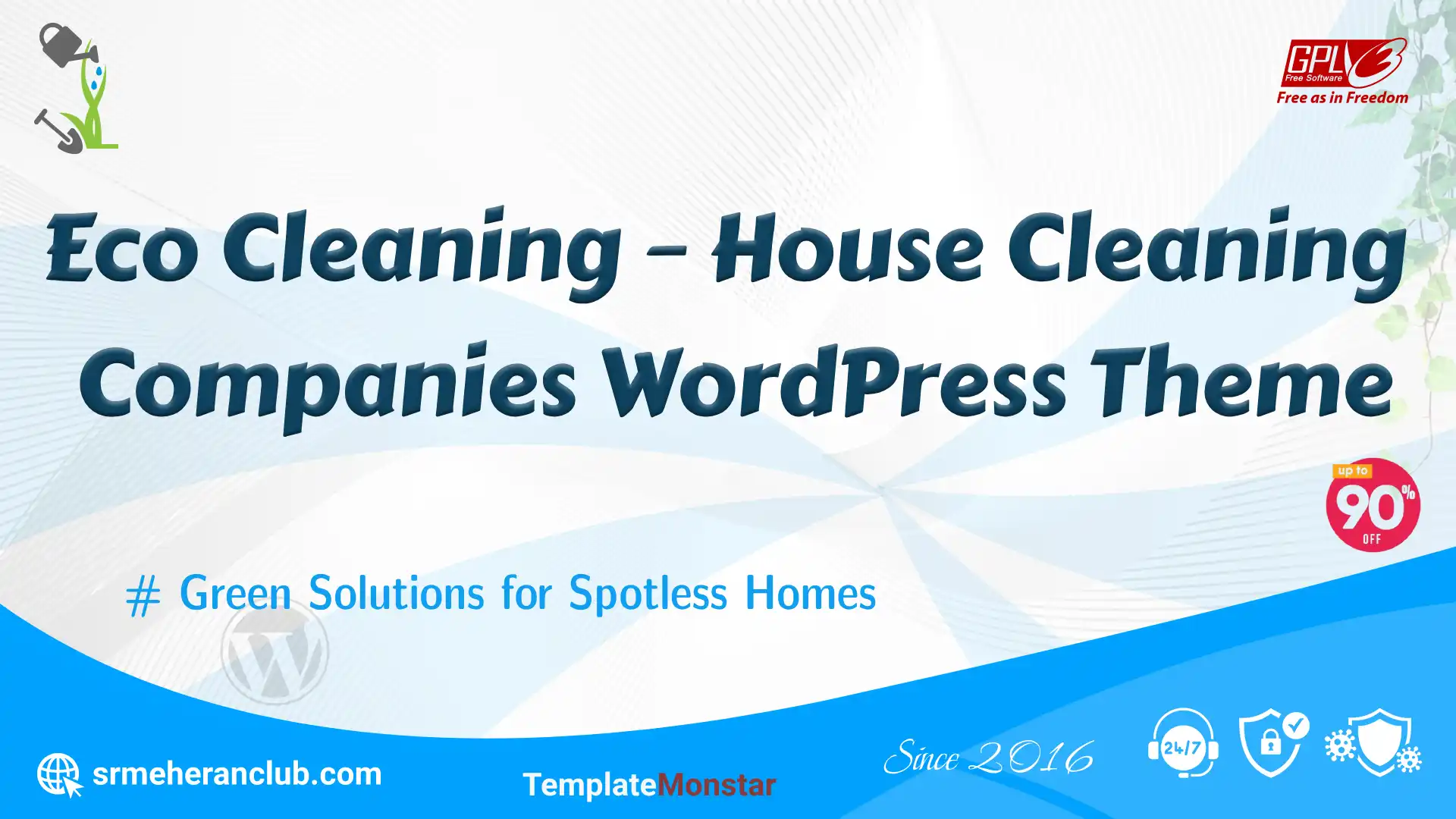 Eco Cleaning – House Cleaning Companies WordPress Theme — Theme by Templatemonster