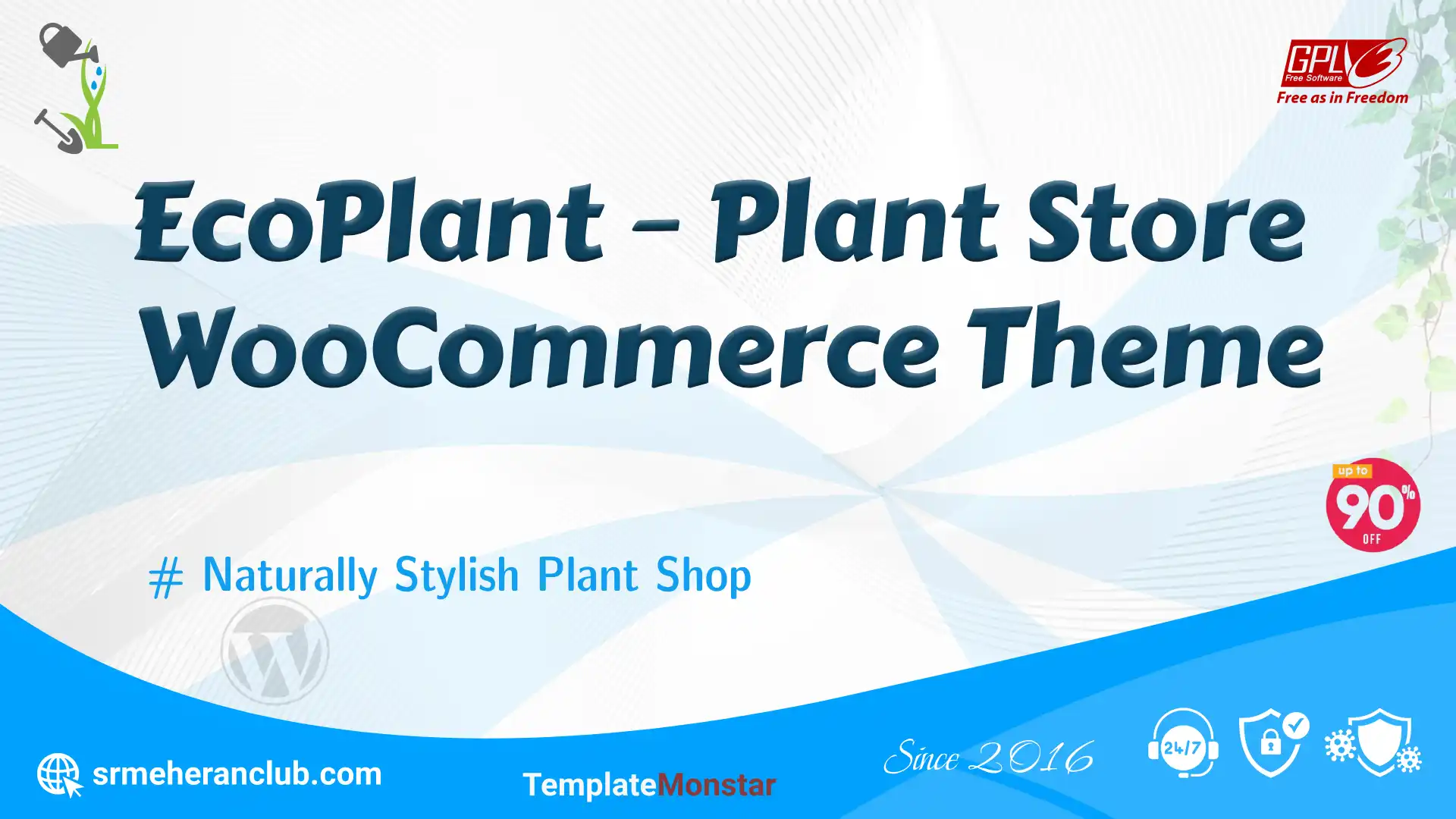 EcoPlant – Plant Store WooCommerce Theme — Theme by Templatemonster