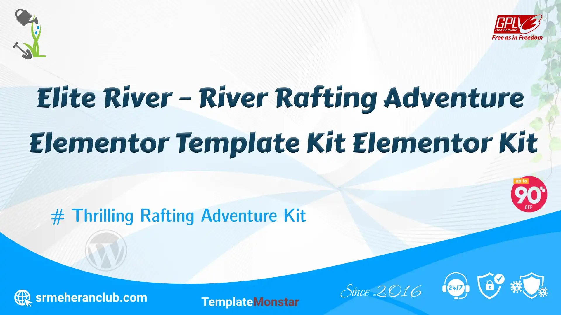 Elite River – River Rafting Adventure Elementor Template Kit Elementor Kit