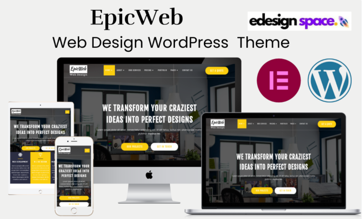 Epicweb - Web Design WordPress Theme