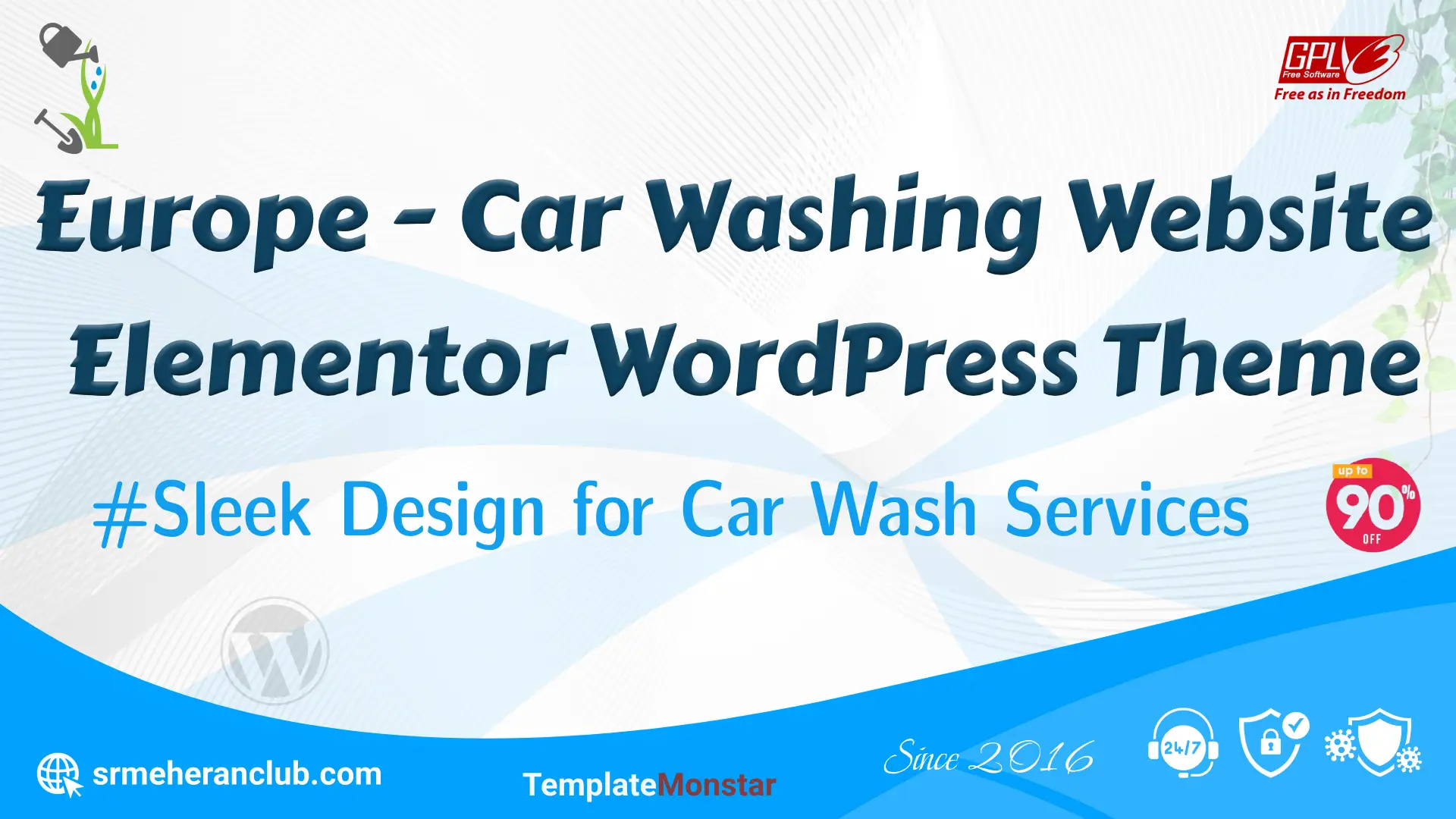 Europe – Car Washing Website Elementor WordPress Theme — Theme by Templatemonster