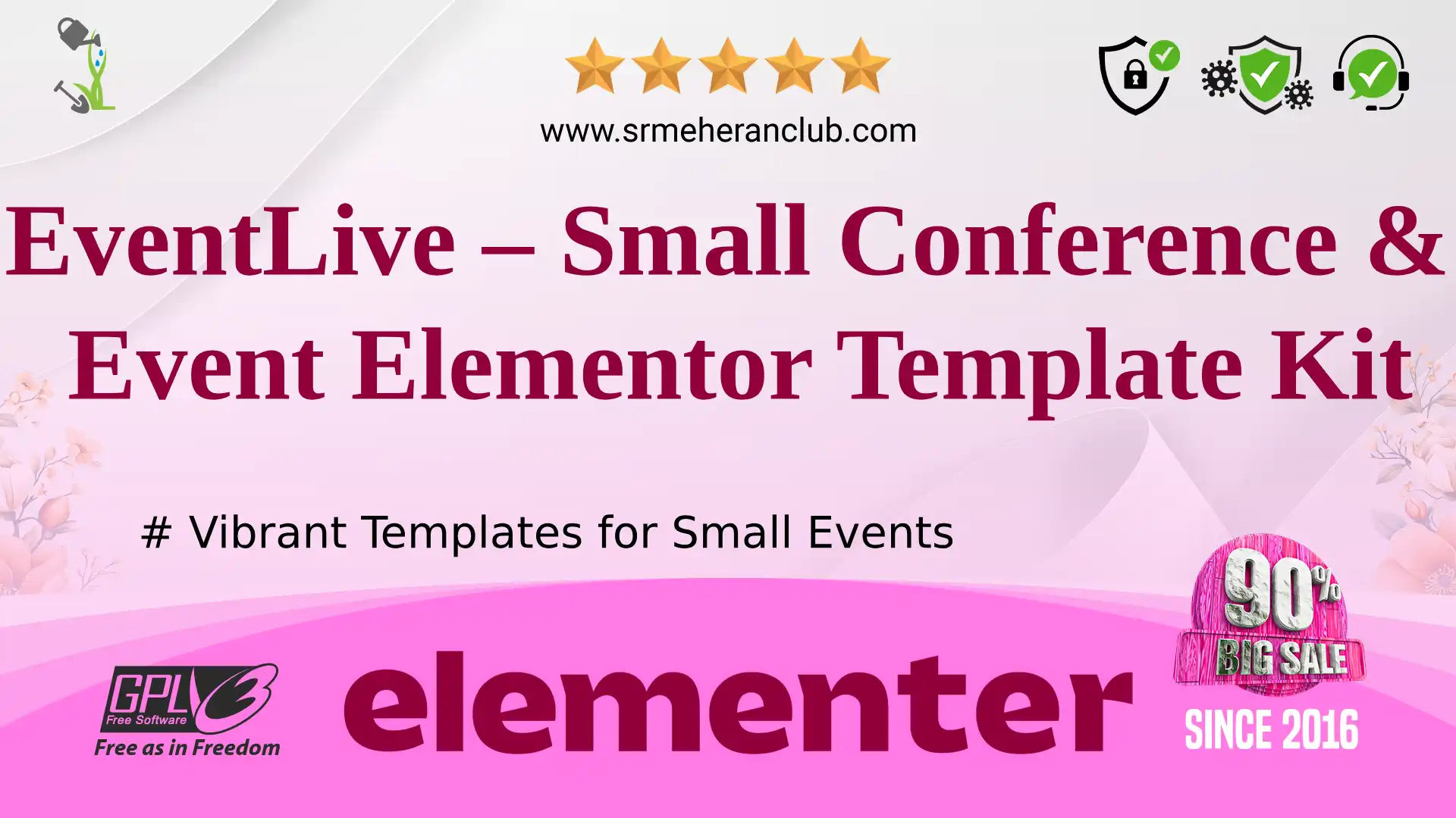 EventLive – Small Conference & Event Elementor Template Kit — Elementor Kit by Themeforest