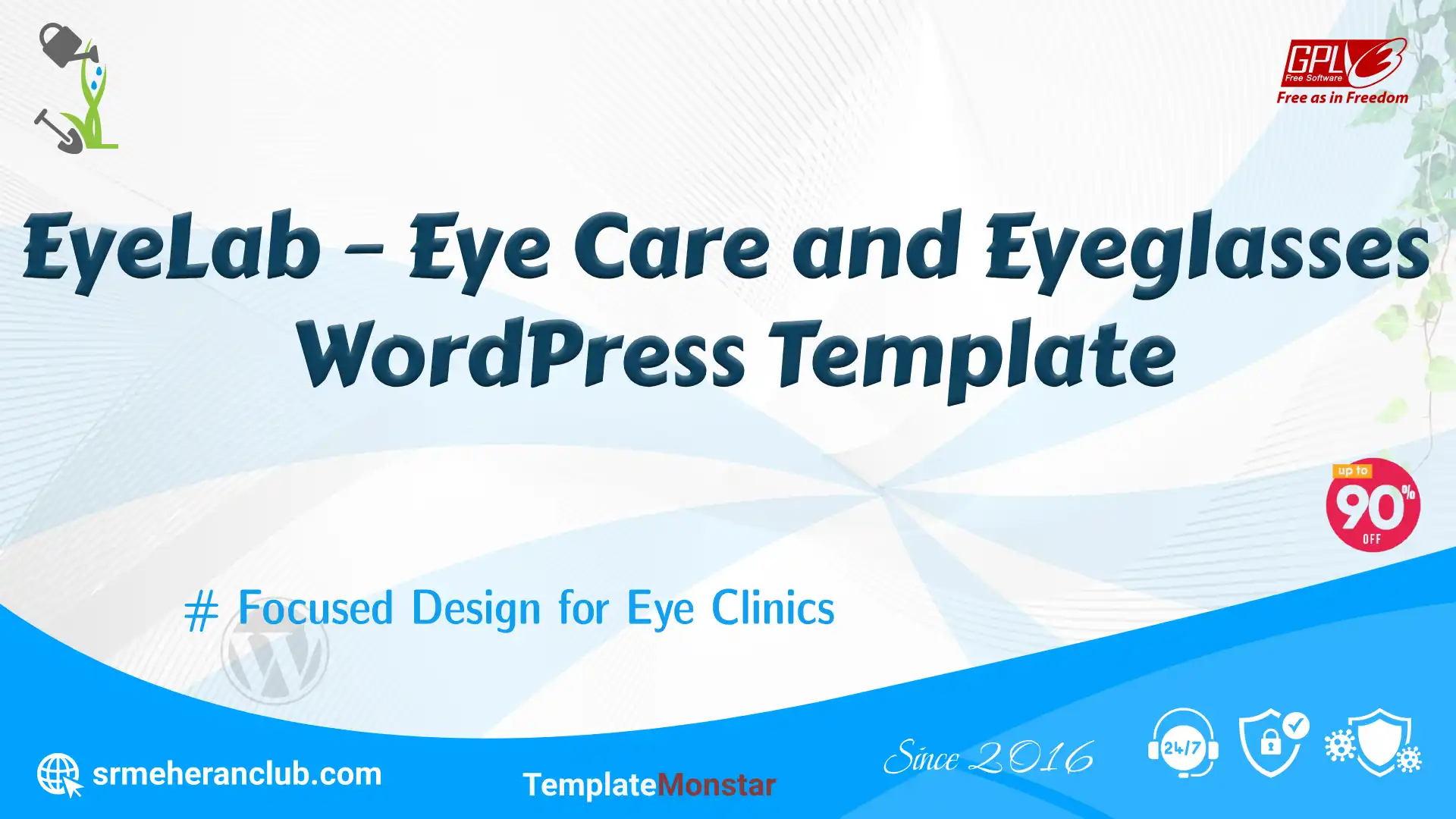 EyeLab – Eye Care and Eyeglasses WordPress Template — Theme by Templatemonster