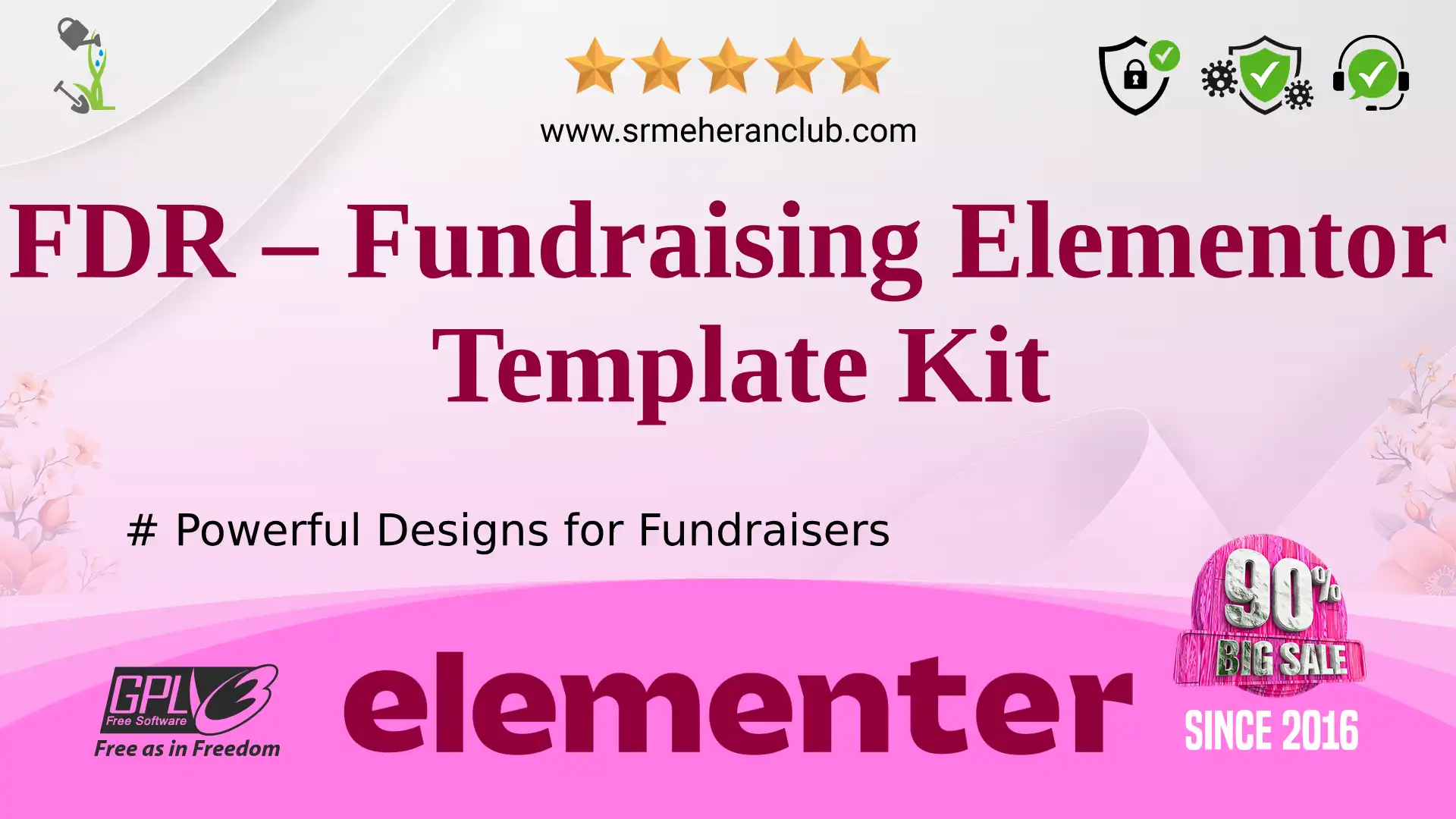 FDR – Fundraising Elementor Template Kit — Elementor Kit by Themeforest